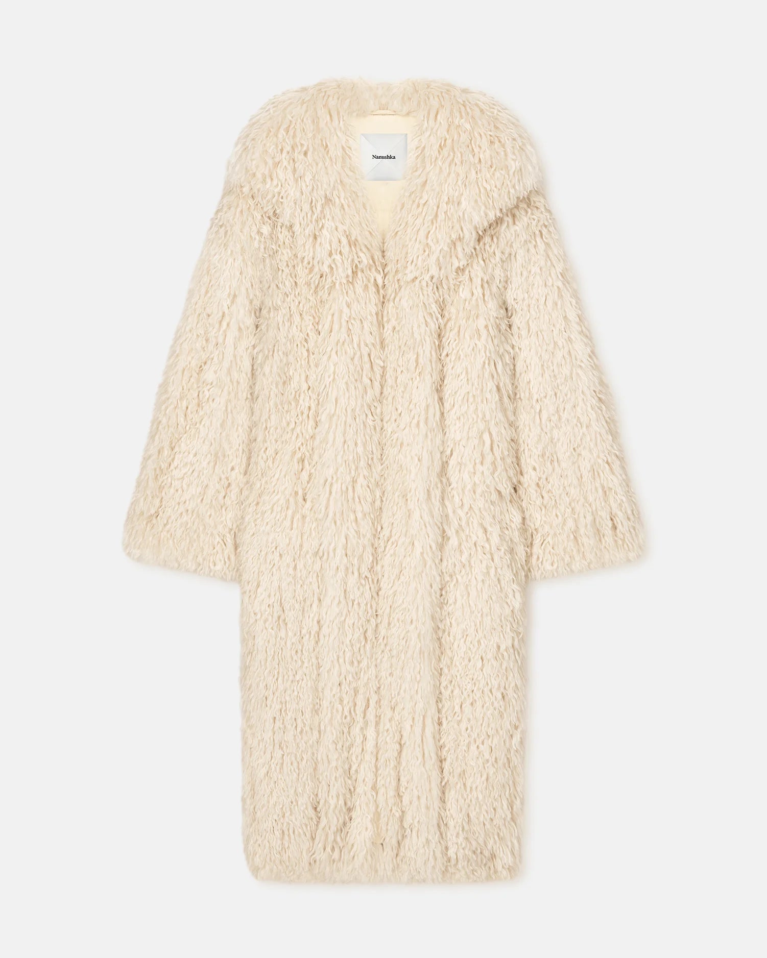 Nanushka Kilah Faux Racka Fur Coat