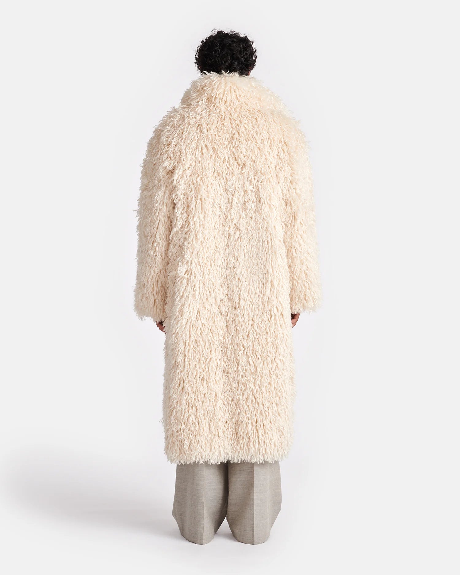 Nanushka Kilah Faux Racka Fur Coat