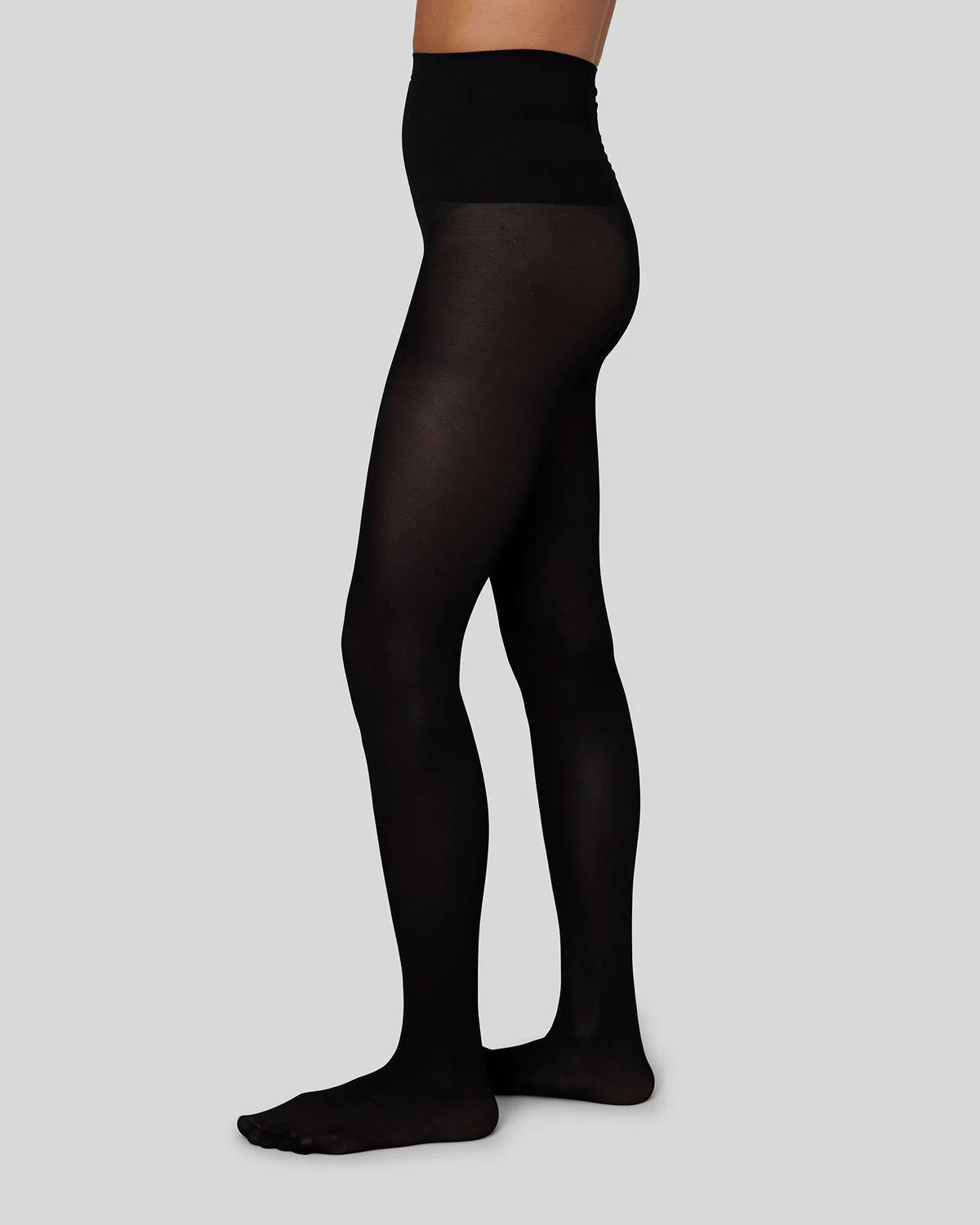 The Svea Premium Tights in Black by Swedish Stockings