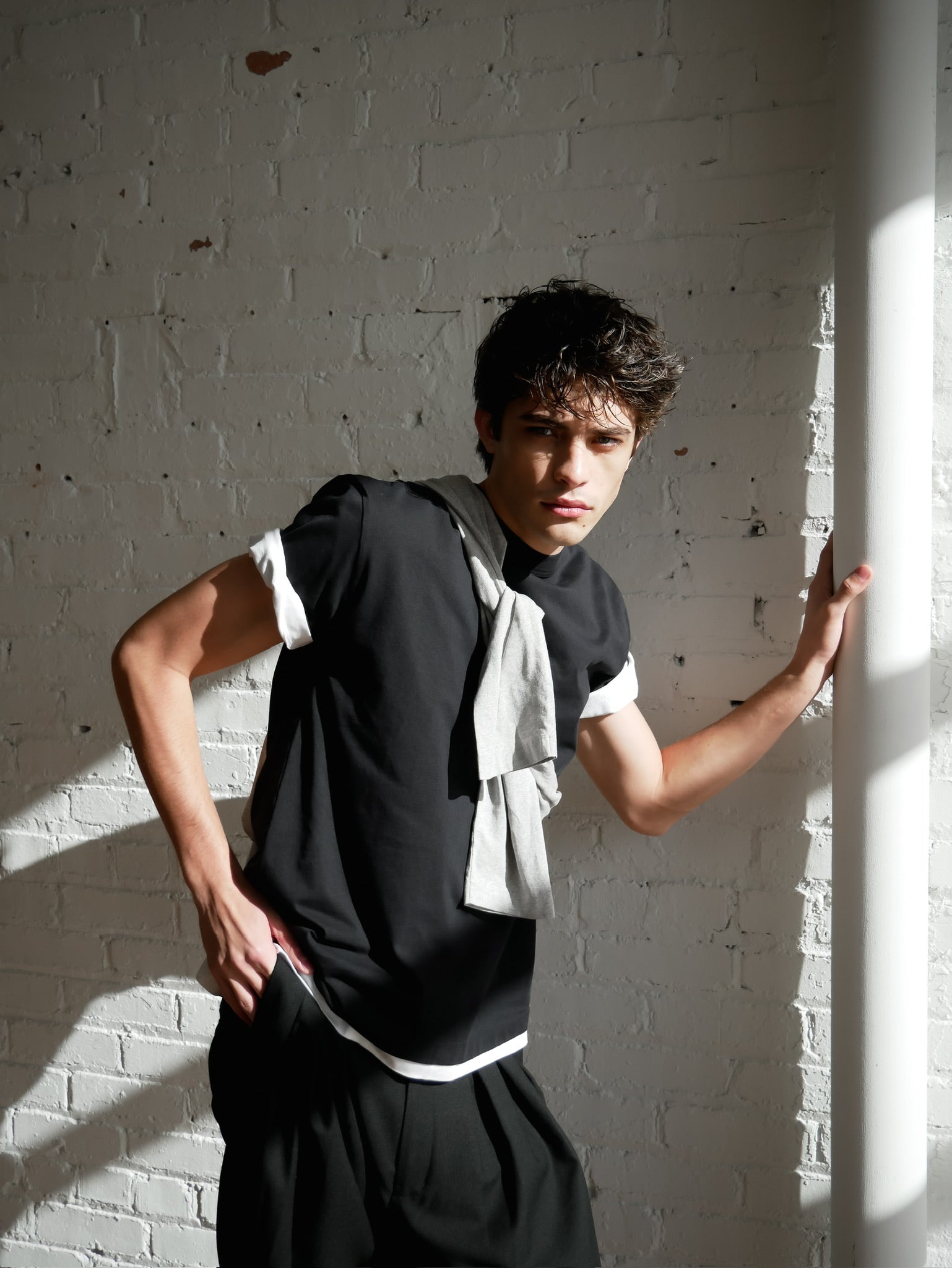 The Black Short Sleeve T-Shirt by Tekla