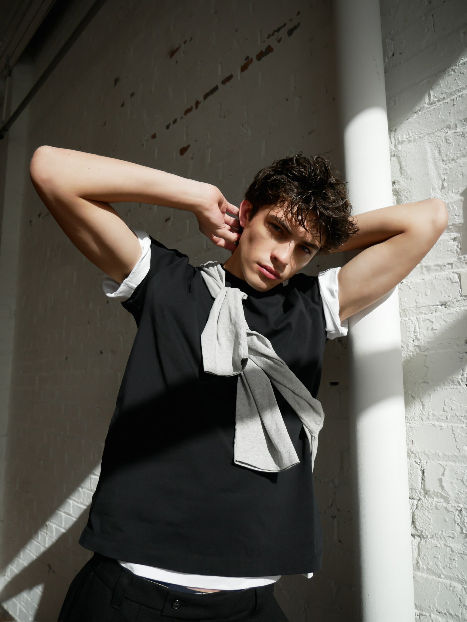 The Black Short Sleeve T-Shirt by Tekla