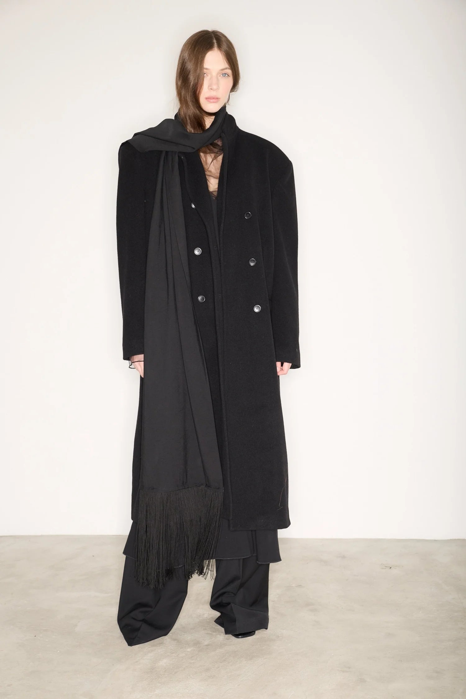 The Double Breasted Long Coat by Studio Cut