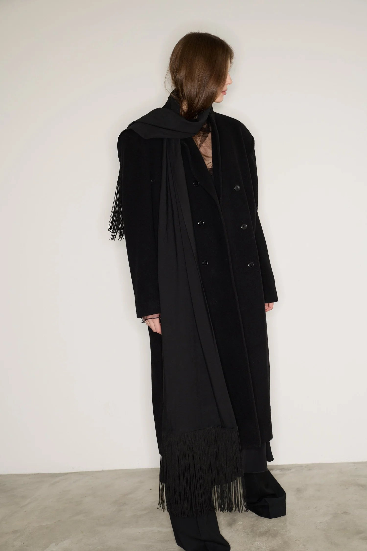 The Double Breasted Long Coat by Studio Cut