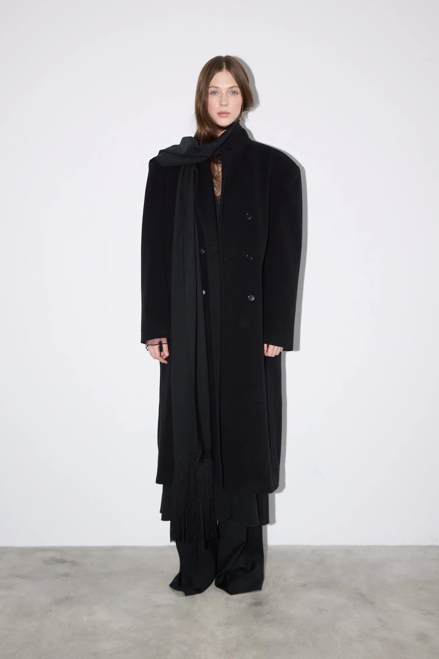 The Double Breasted Long Coat by Studio Cut