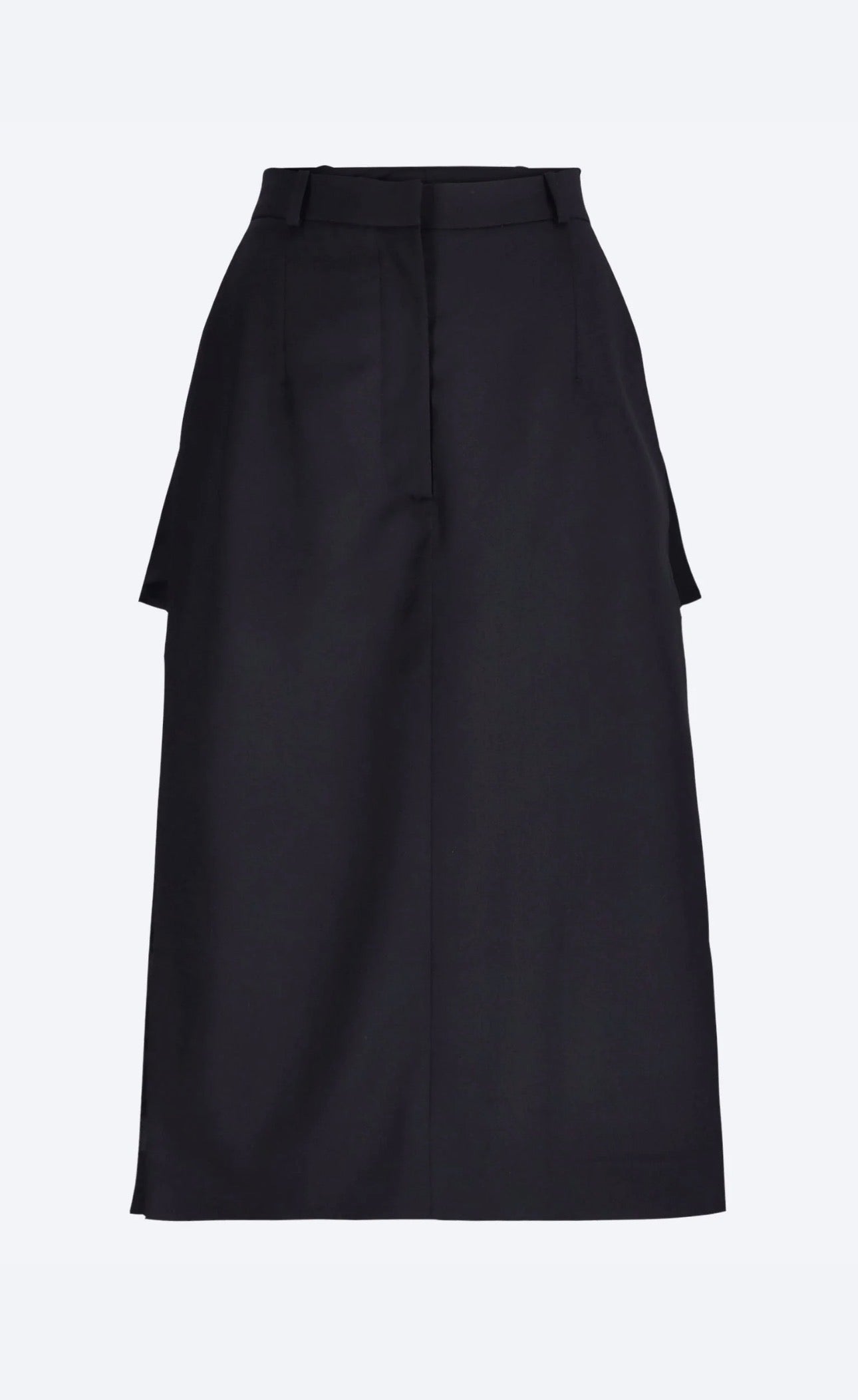 The Skirt with Splits in Black by Bevza