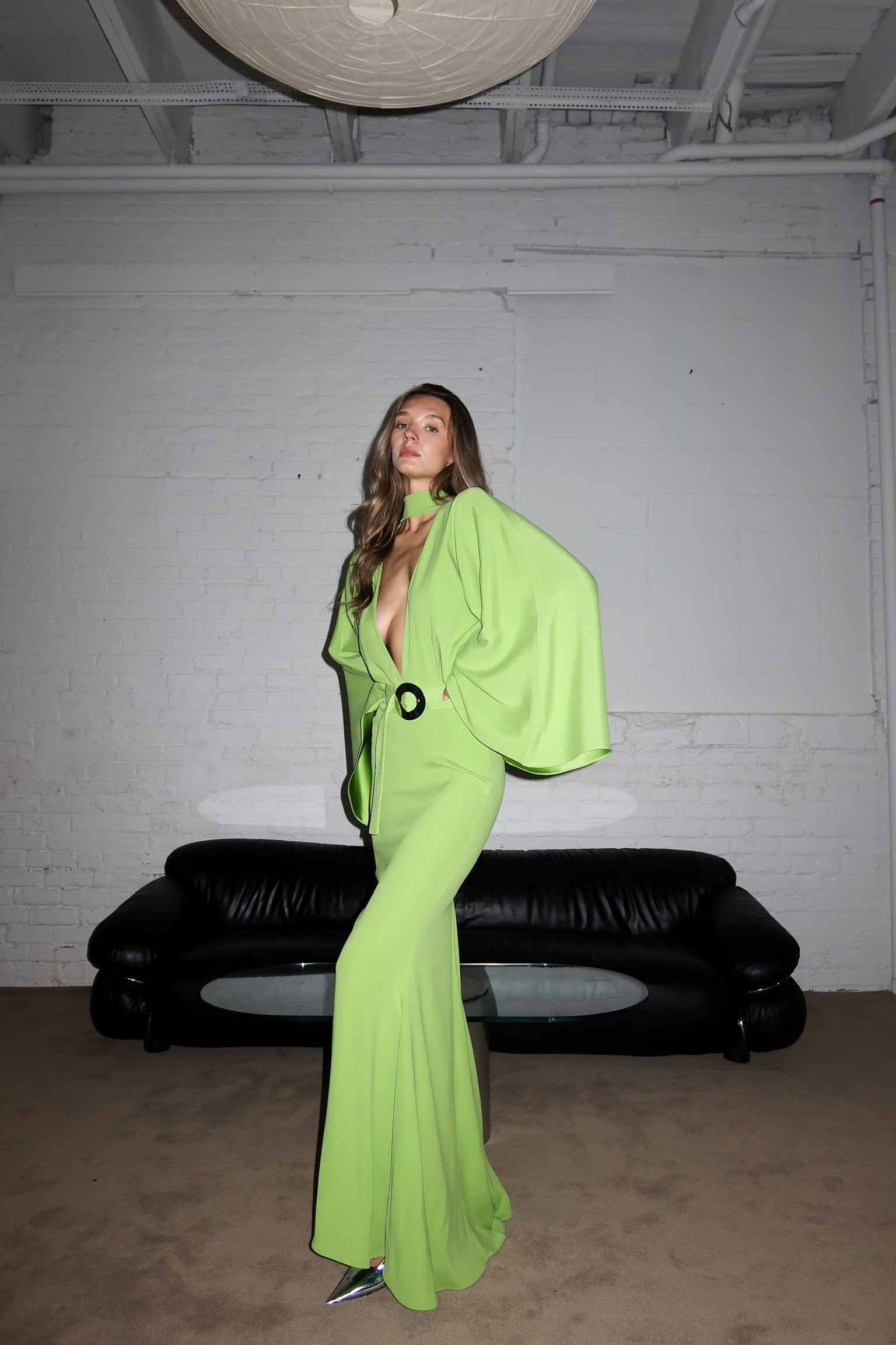 The Florida 2000 Gown in Apple by Taller Marmo