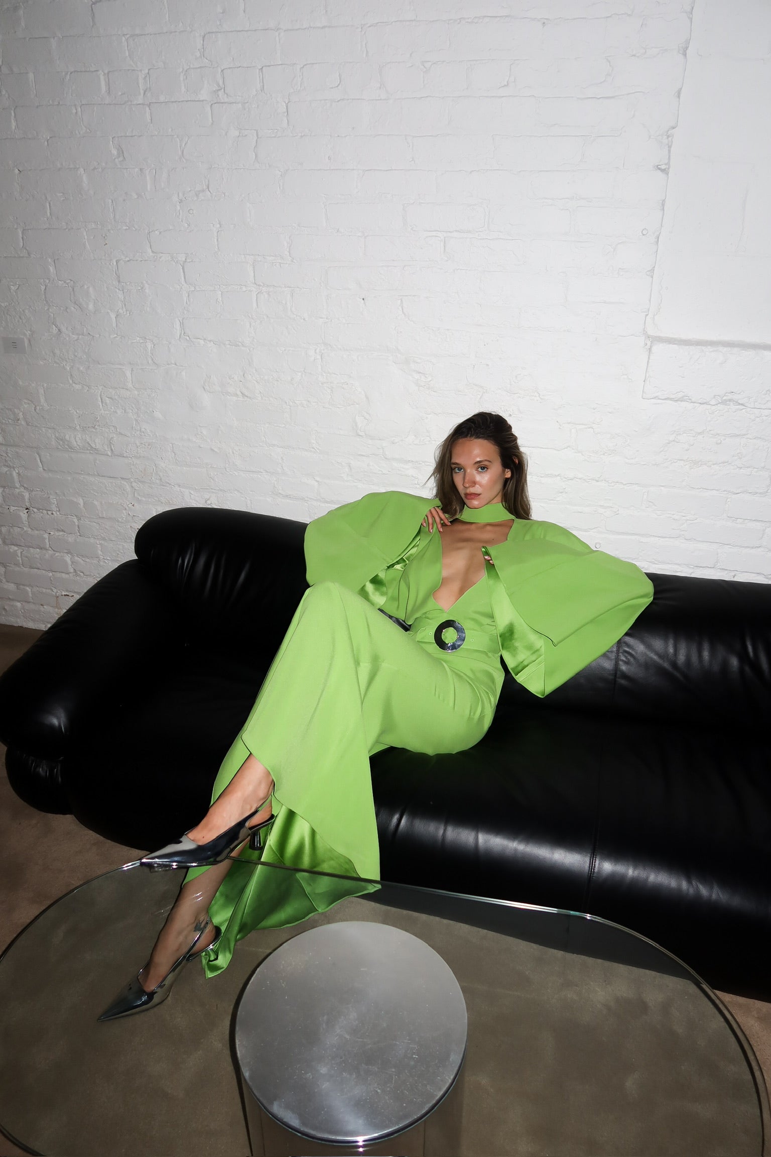 The Florida 2000 Gown in Apple by Taller Marmo