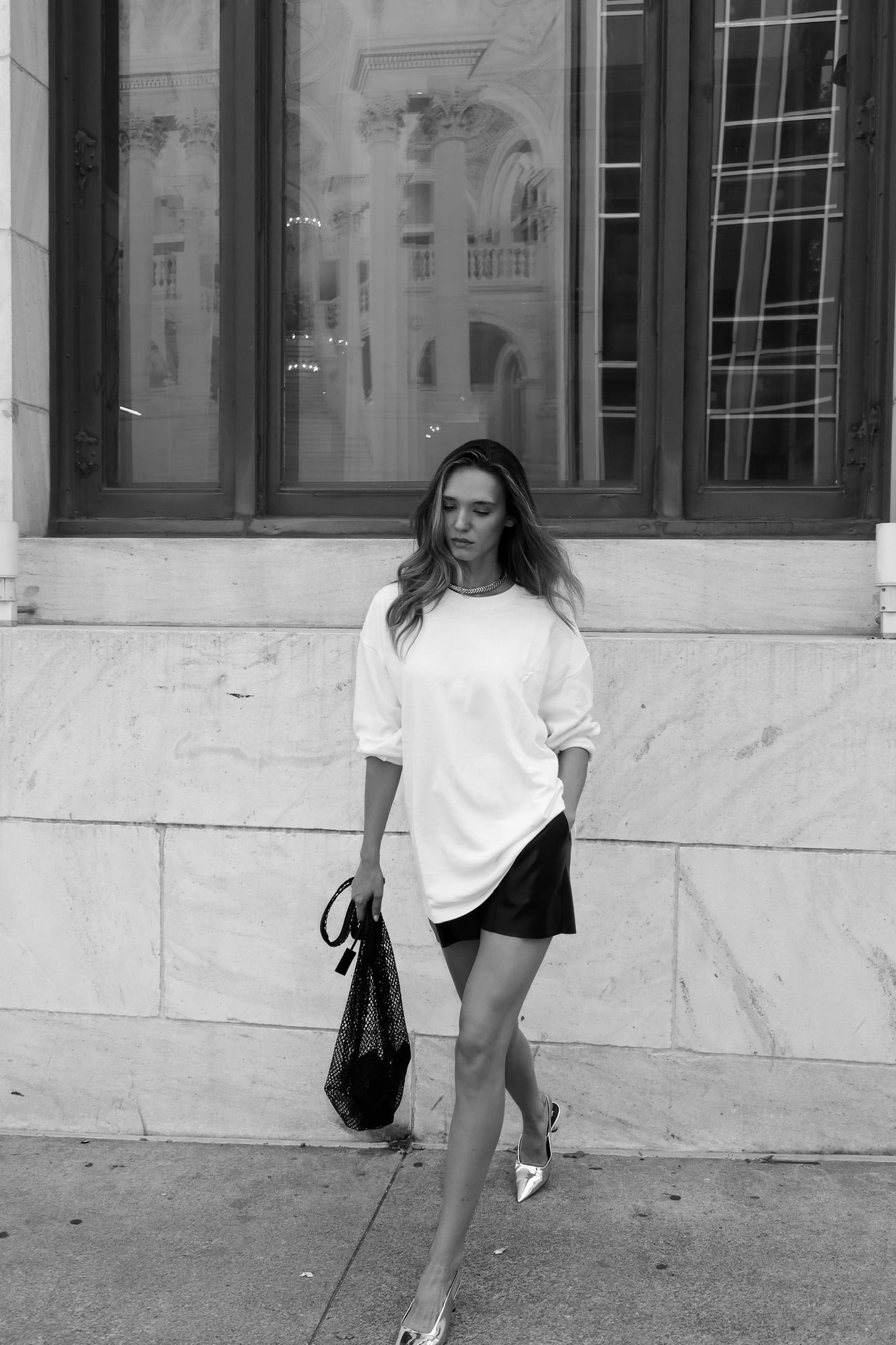 The Black Leather Short by Studio Cut