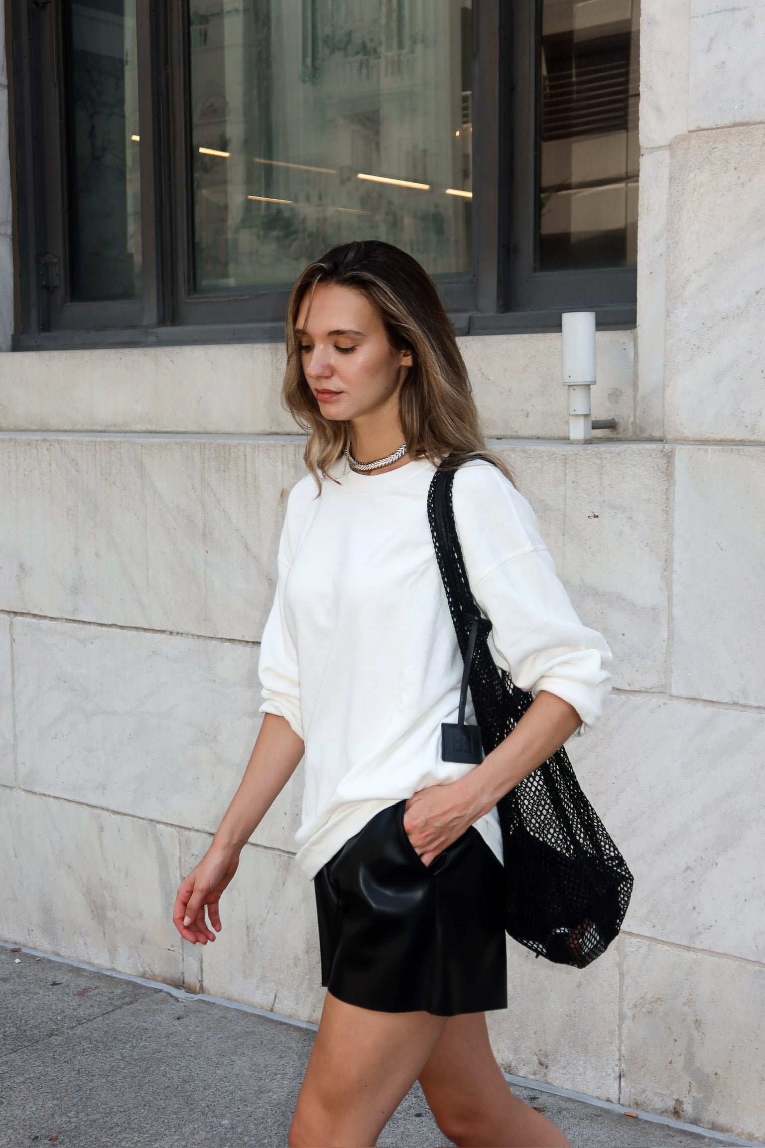 The Black Leather Short by Studio Cut