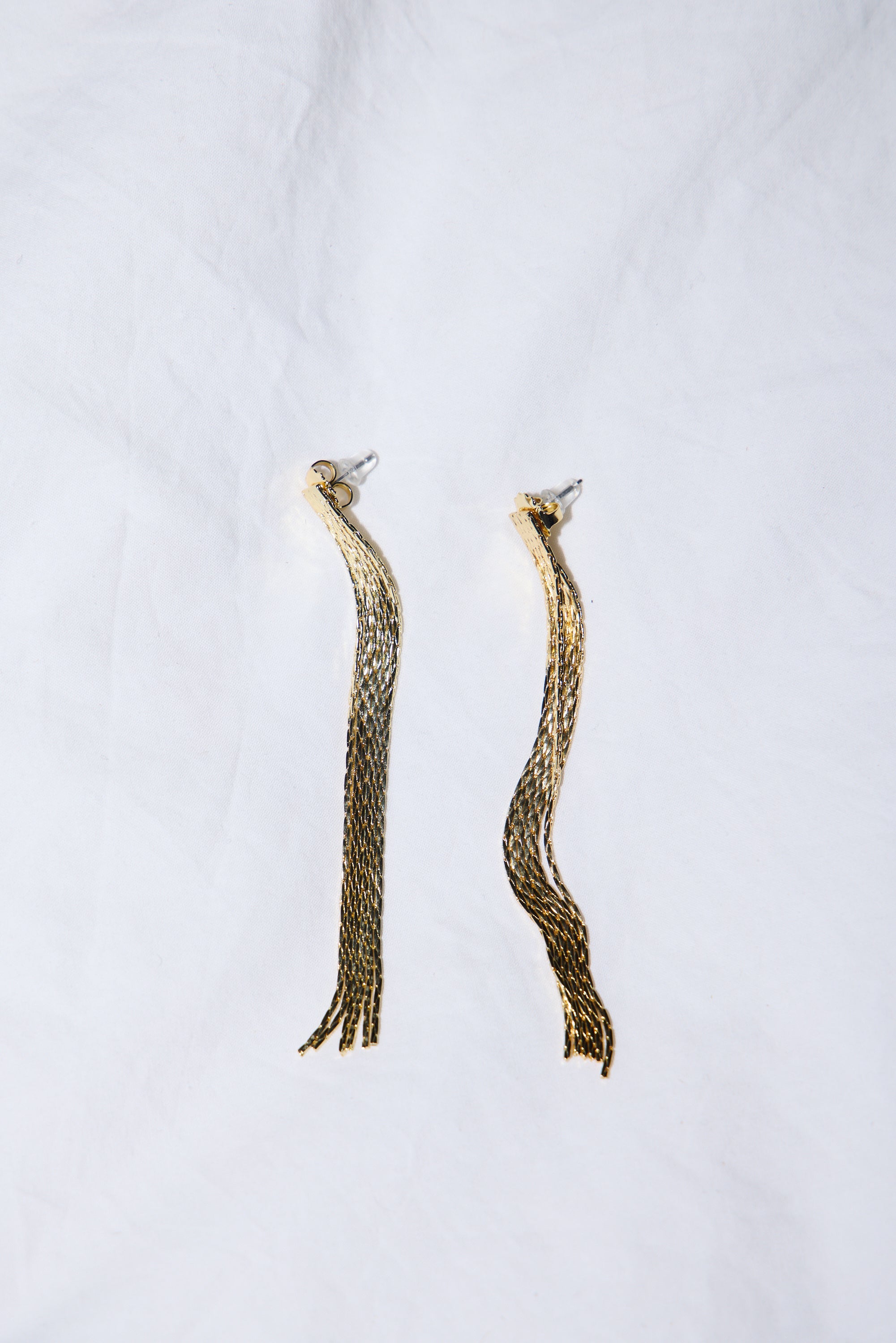 Anissa Kermiche Thin Fil D'or Earrings