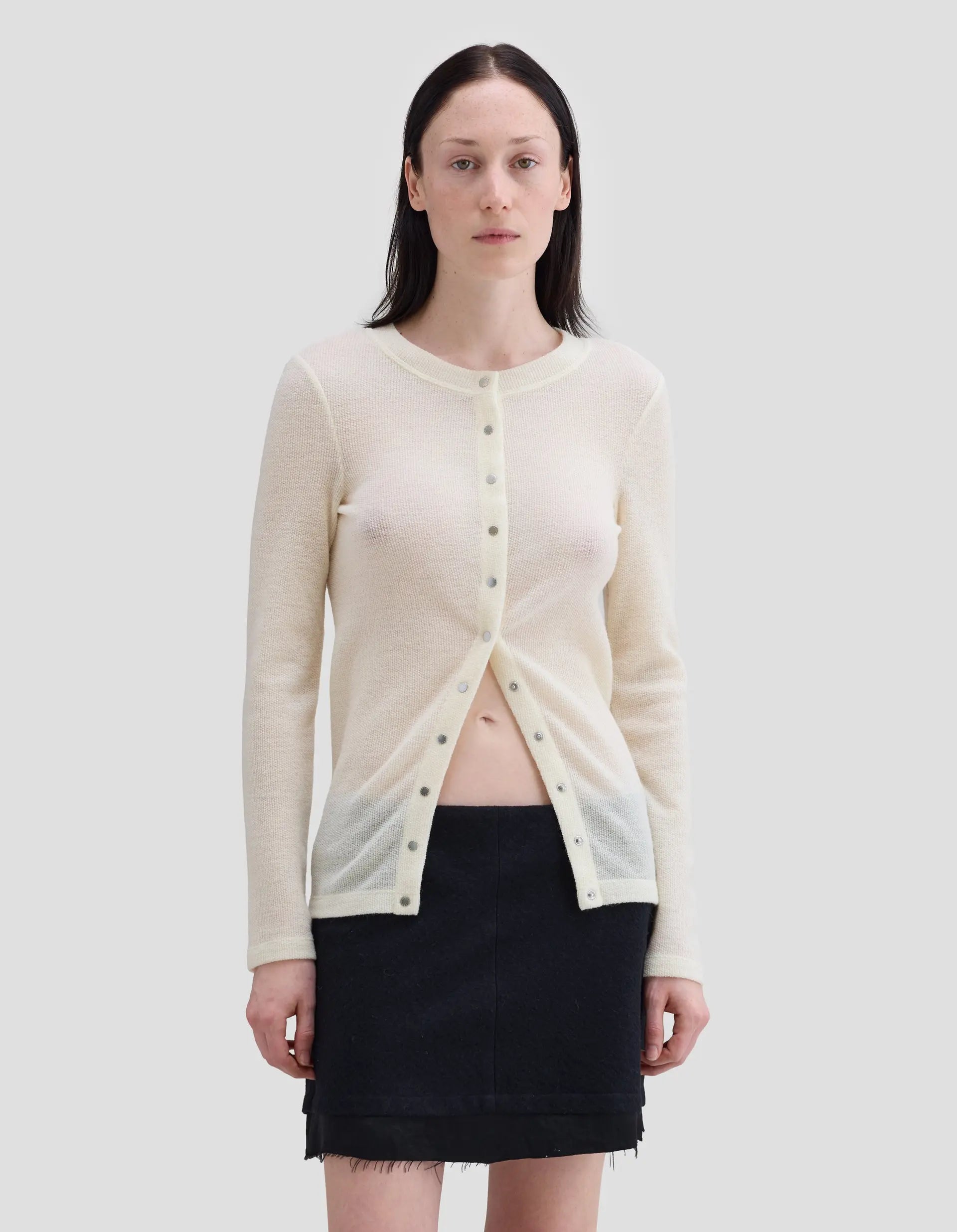 The Scrunch Cardigan by Eckhaus Latta