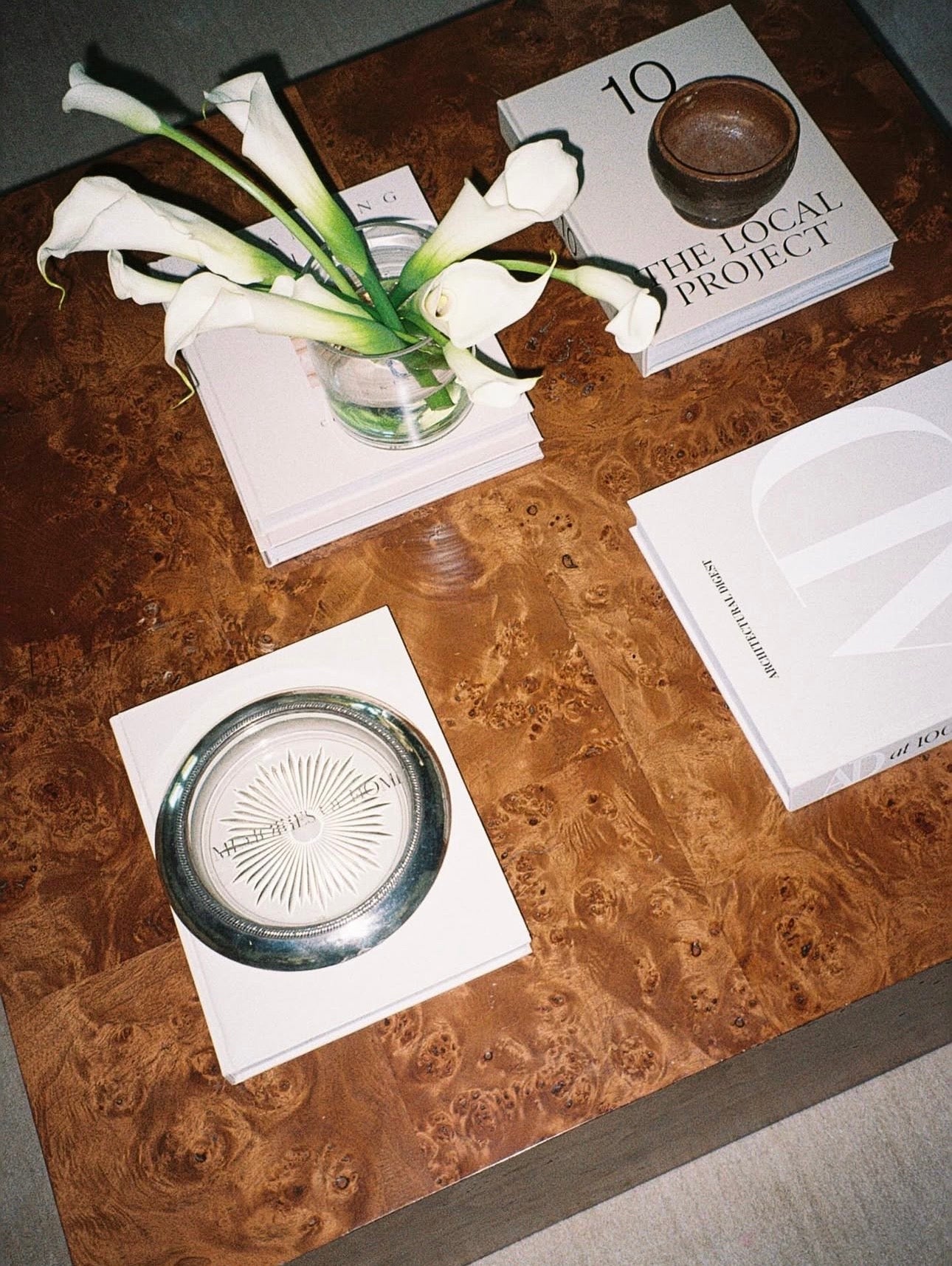 The Burlwood Coffee Table