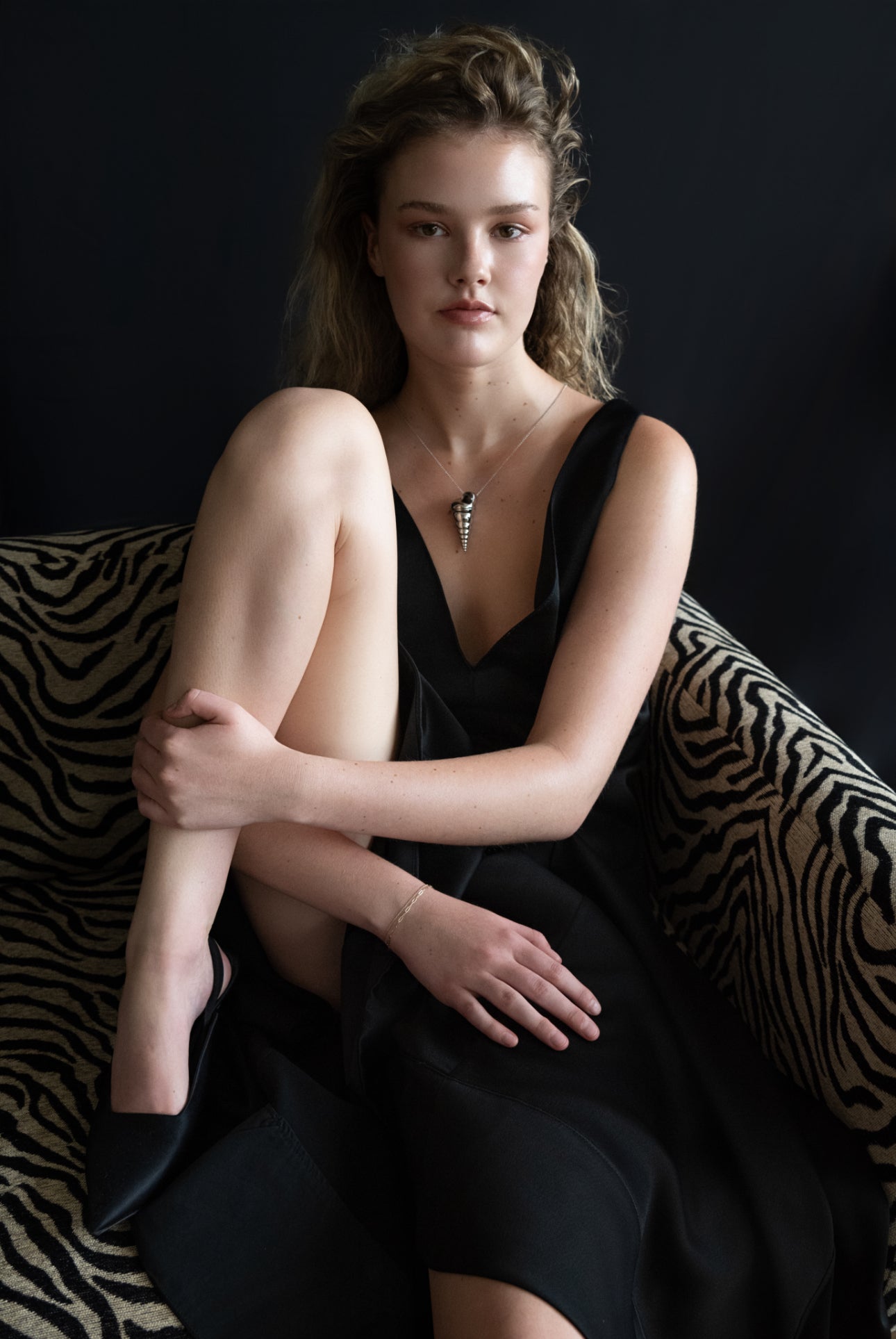 The Double V-Neck Dress by Studio Cut
