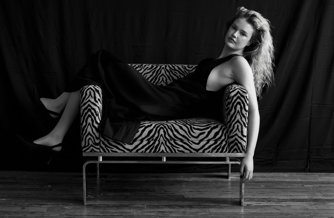 The Double V-Neck Dress by Studio Cut