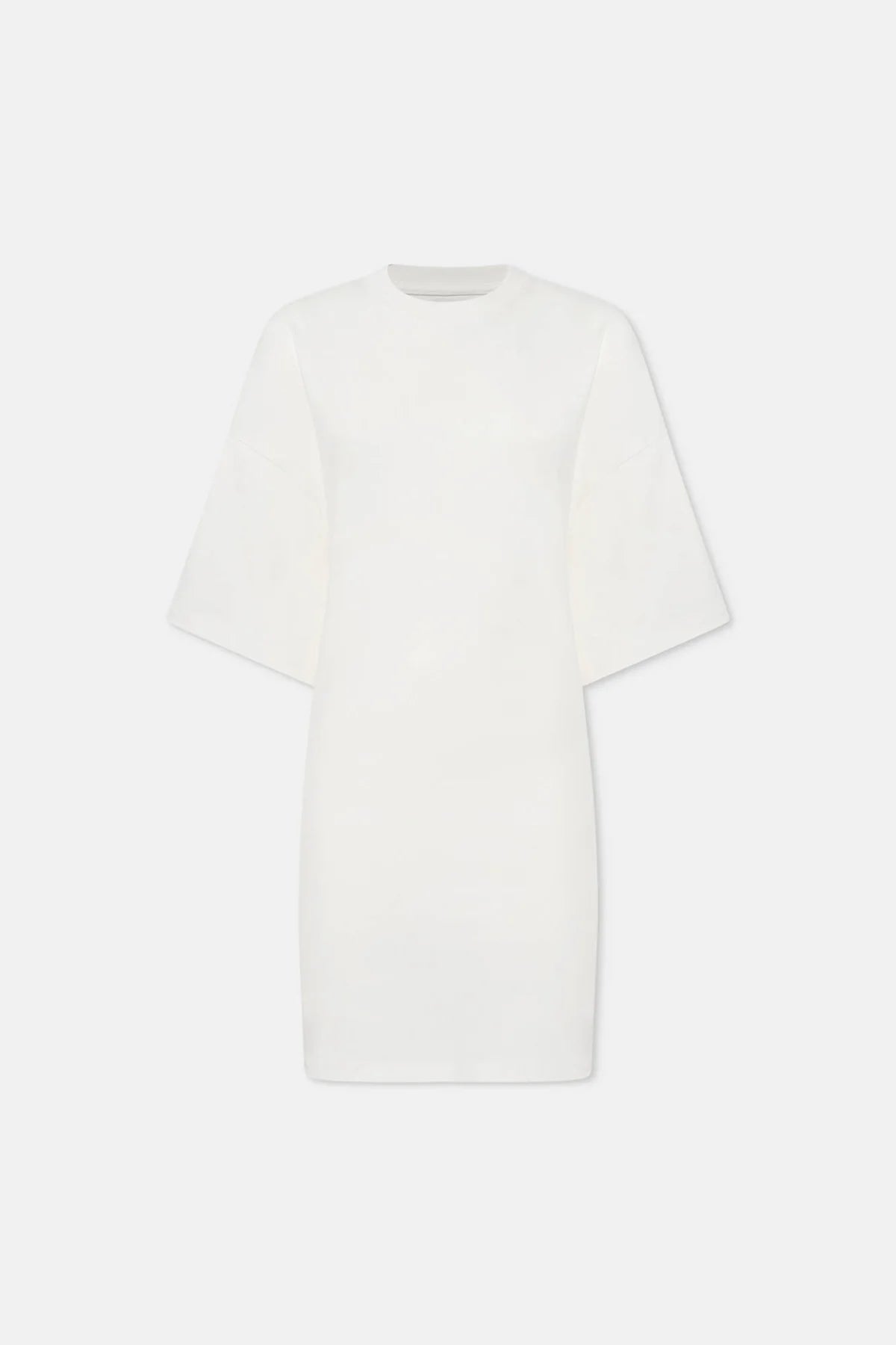 The Tee Dress in White by La Piscine – Blackbird Collection The Tee Dress in White by La Piscine – Blackbird Collection