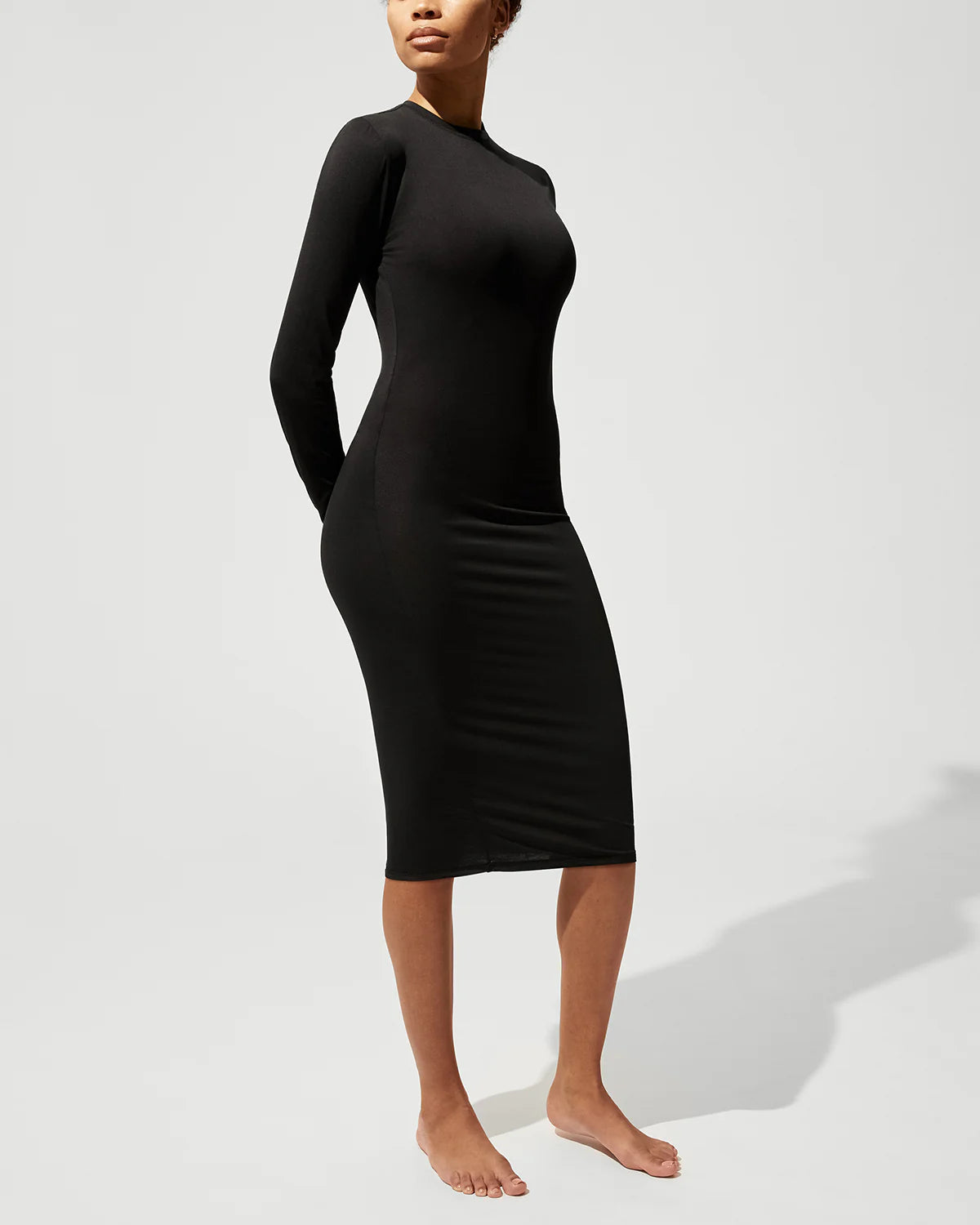 CDLP Lightweight Long Sleeve Dress