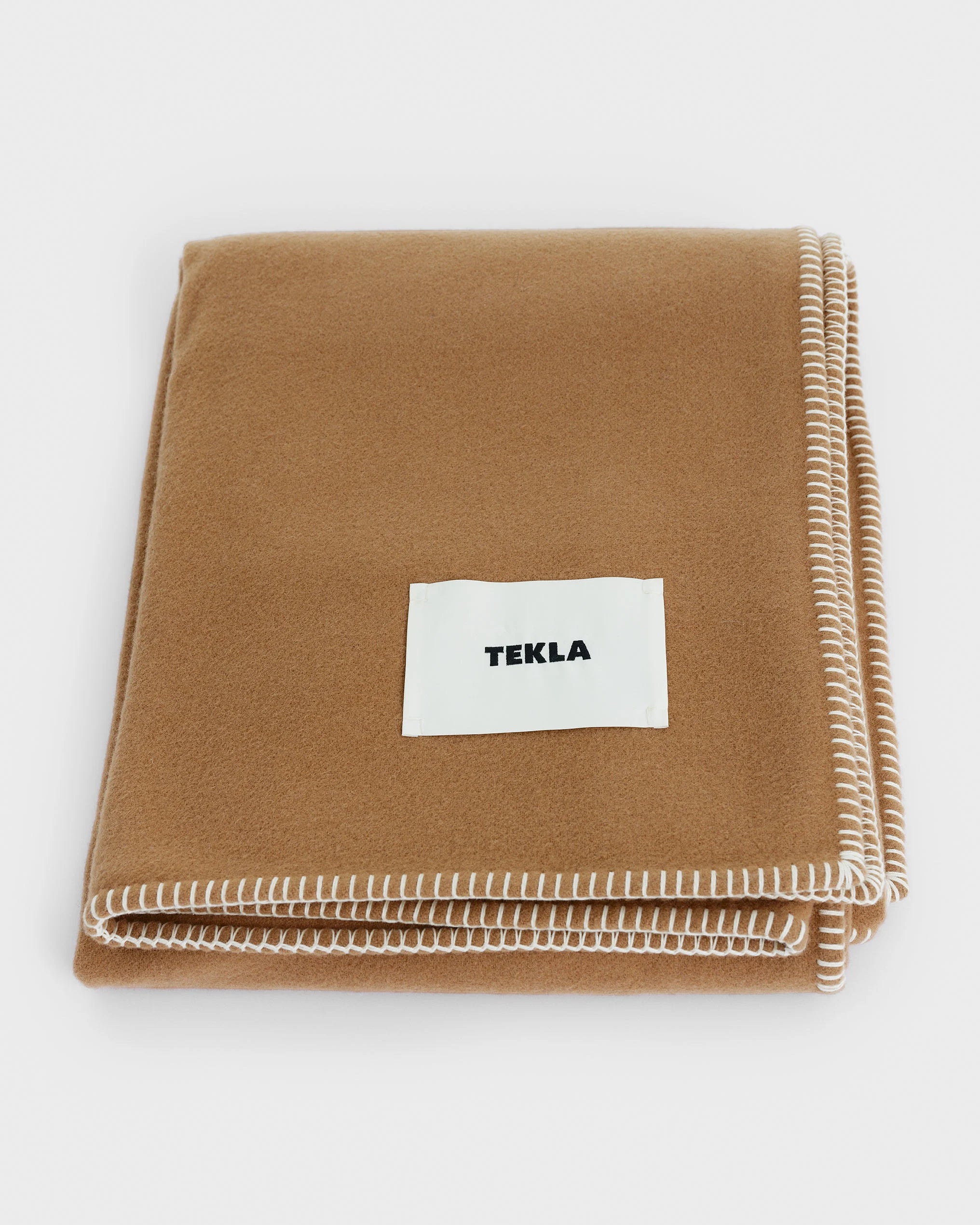 Tekla Lambswool Blanket in Oak