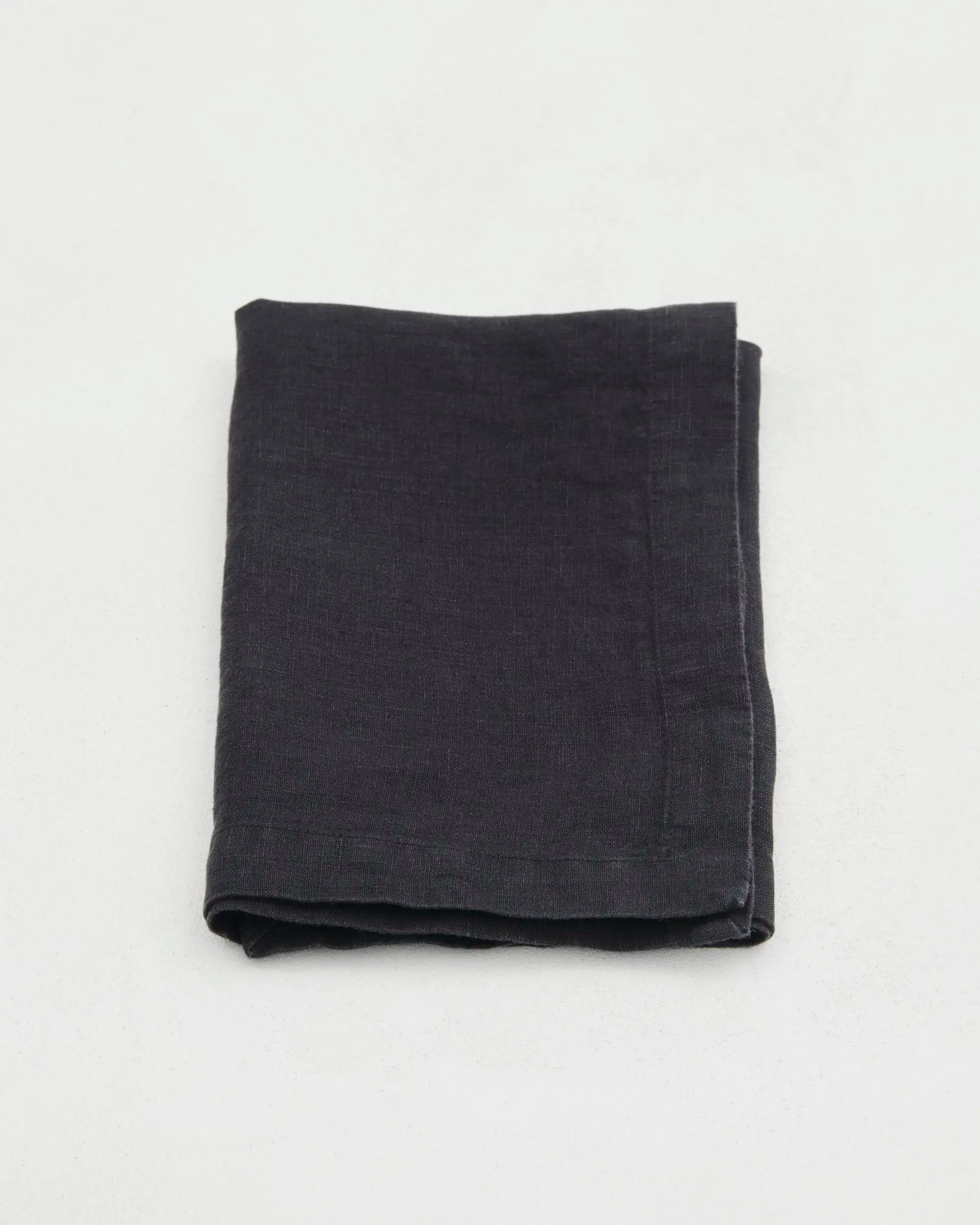 Tekla Linen Napkin in Black