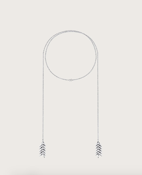 Bevza Spikelet Long Pendant