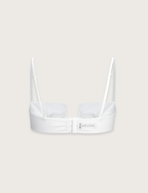 Bevza Square Bra in White