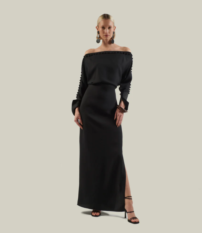 Taller Marmo Mila Dress in Black