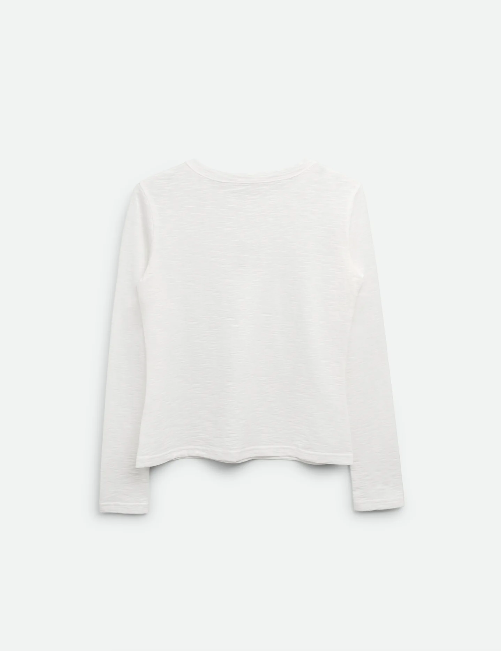 BB Monogram Ivory Longsleeve Top by Bevza