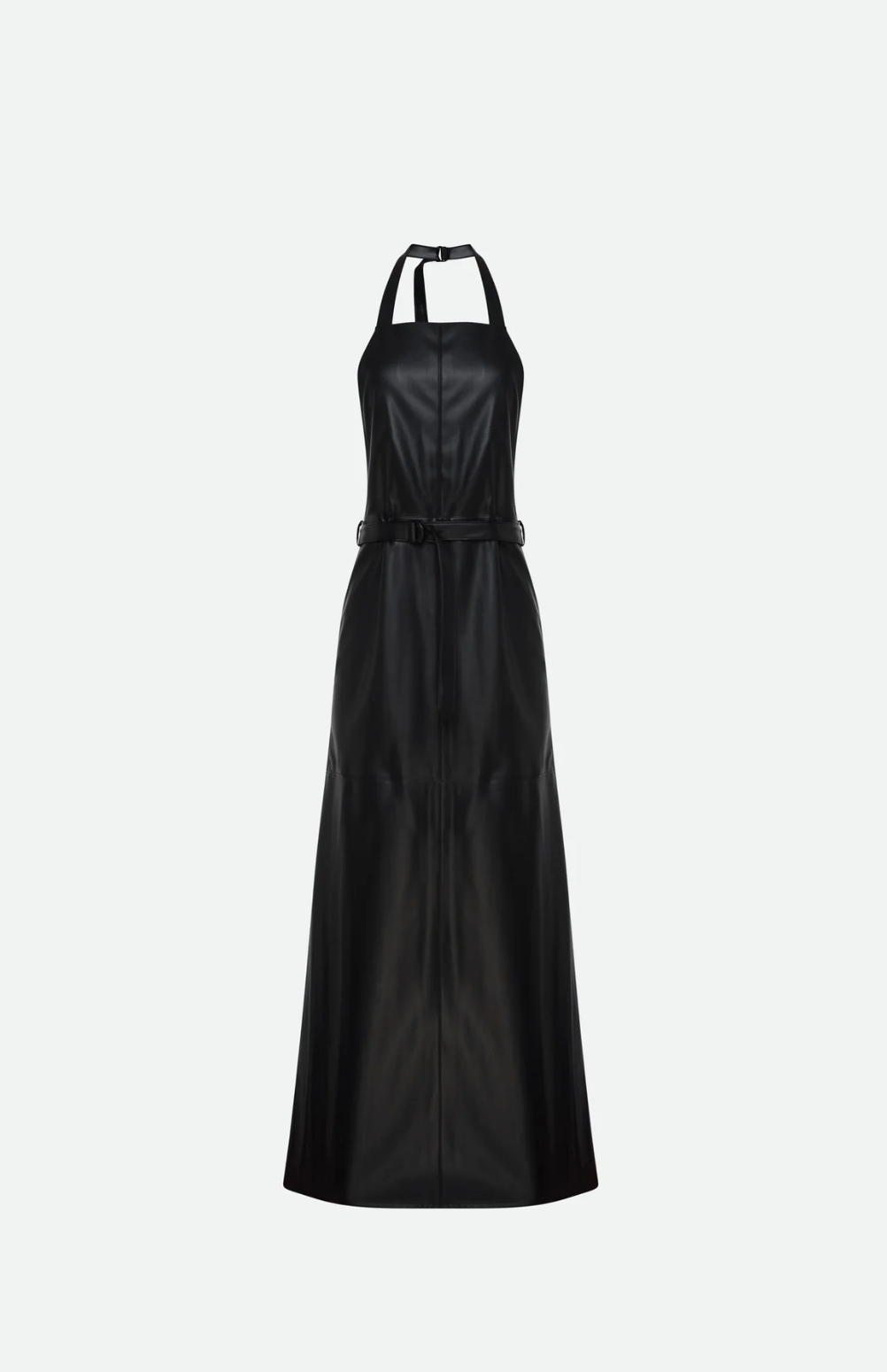 Bevza Apron Dress in Black