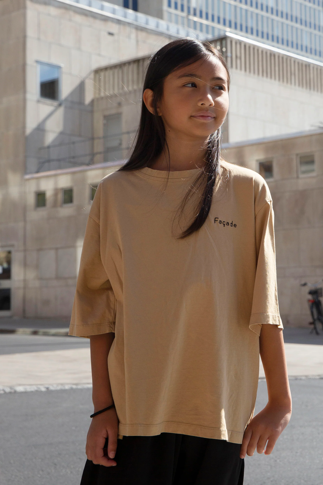 Façade Vanadis Wide SS Tee in Caramel