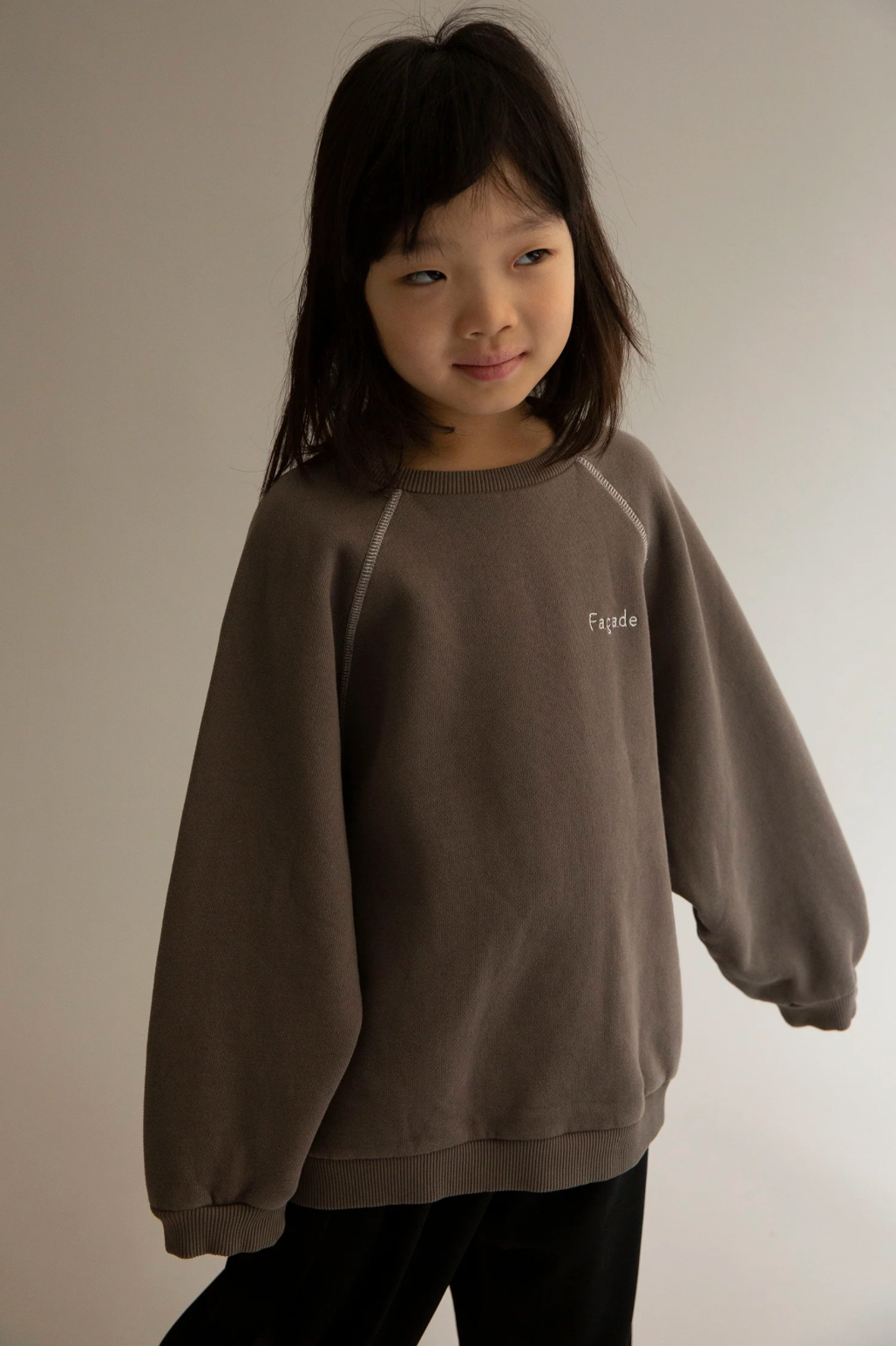 Façade Tanto Chunky Sweatshirt in Stone