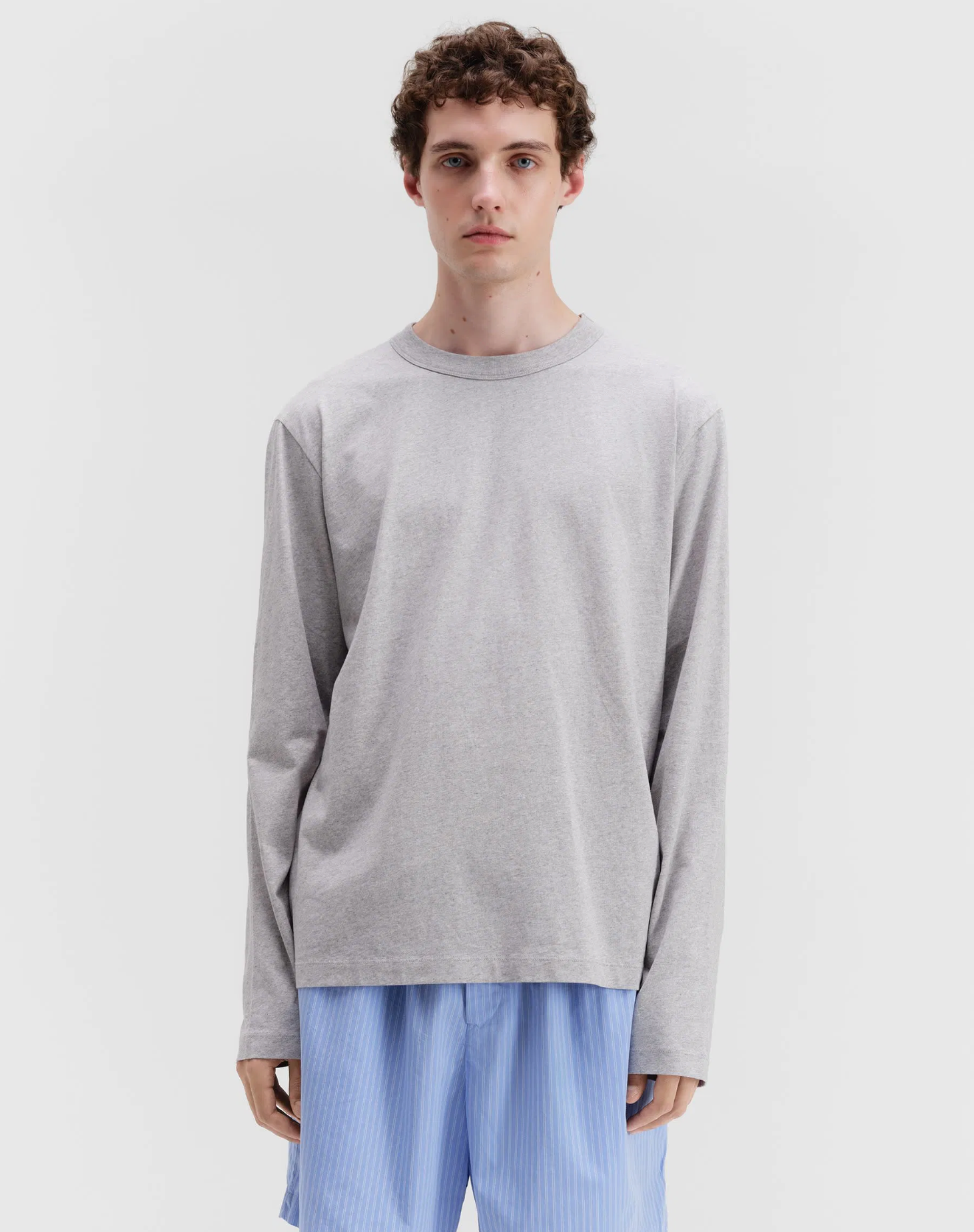 The Grey Long Sleeve T-Shirt by Tekla