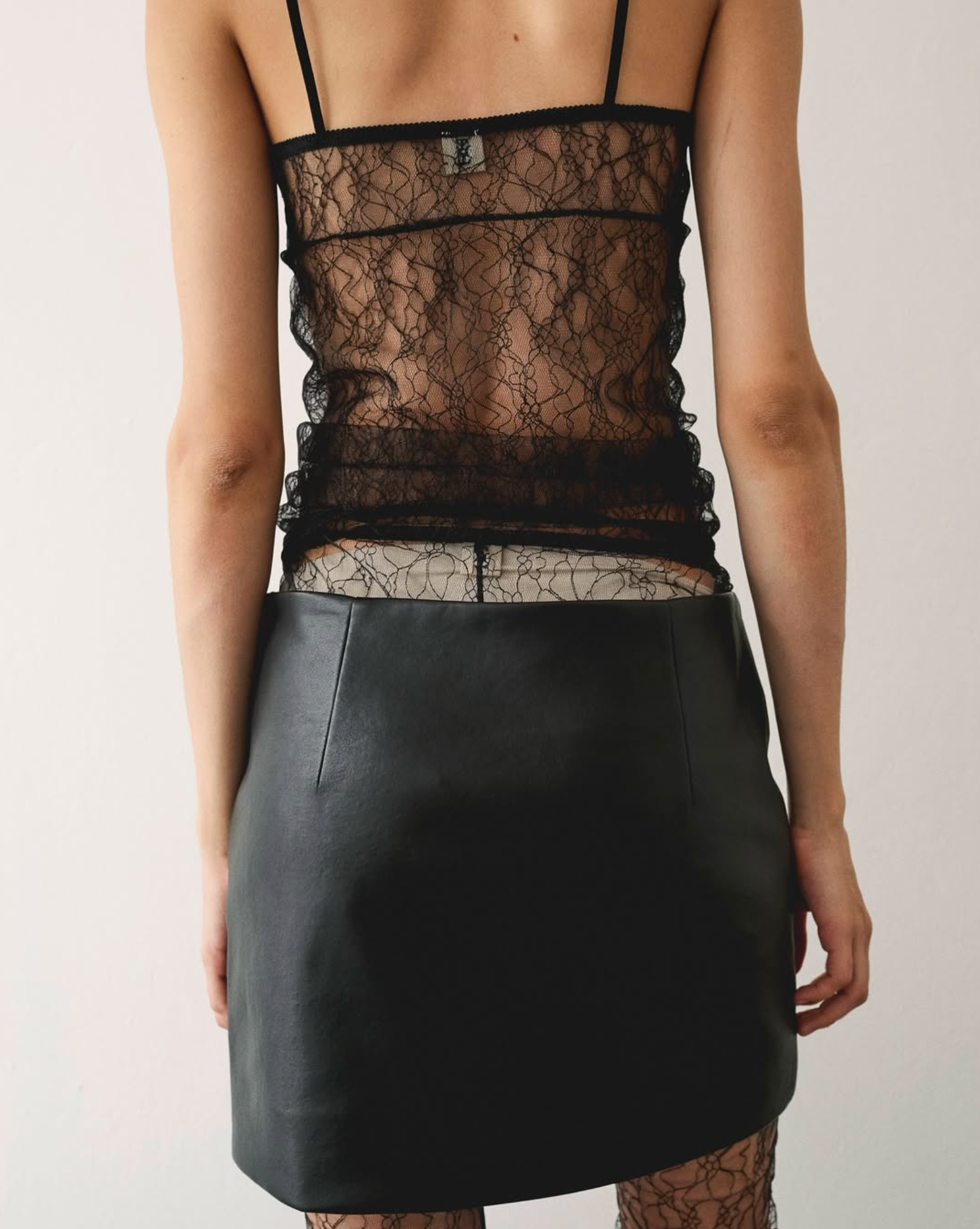 The Brooklyn Mini Skirt in Black by The Garment