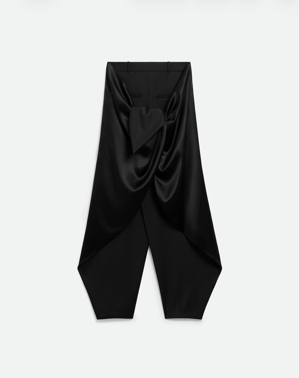 The Hustka Trousers in Black by Bevza