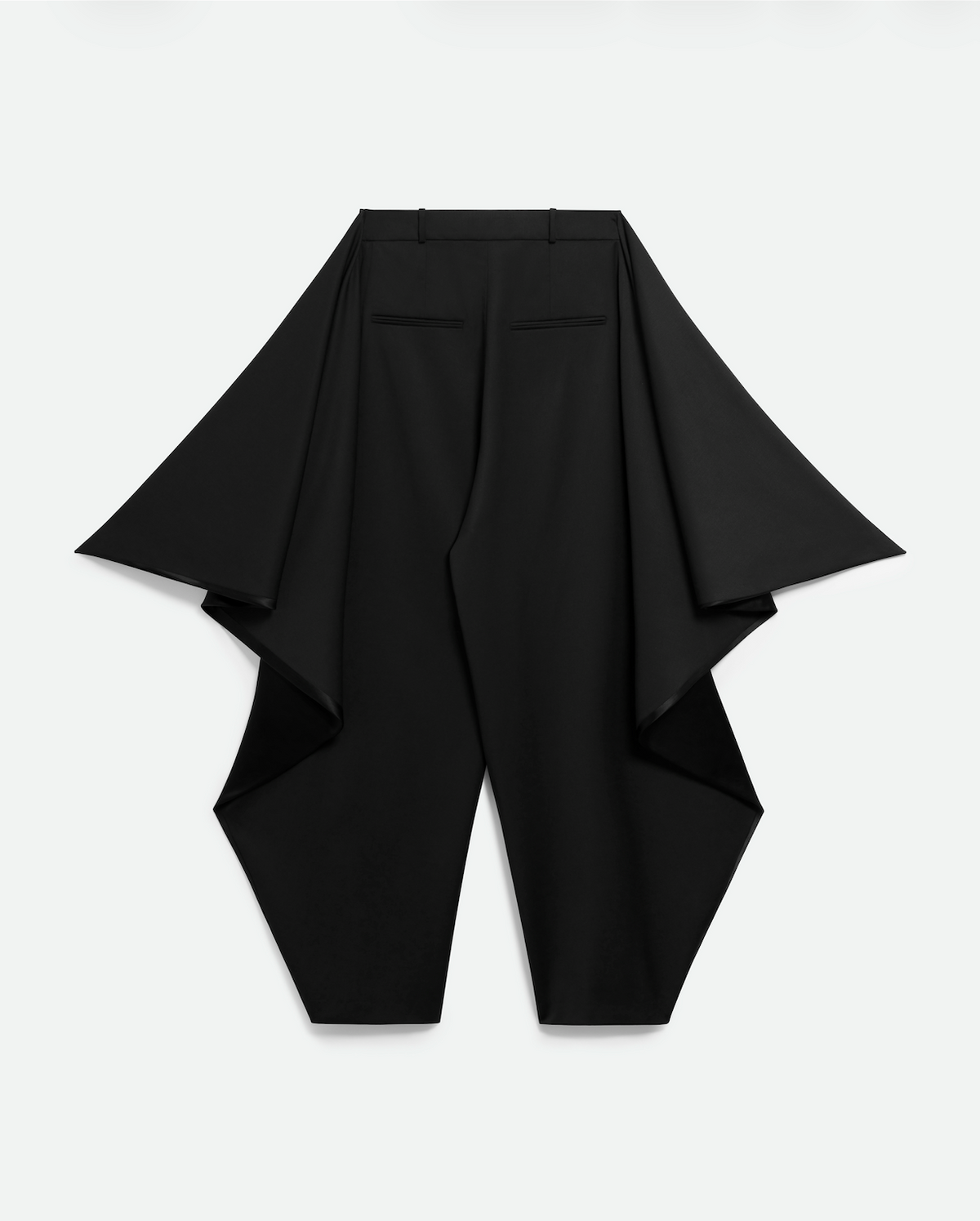 The Hustka Trousers in Black by Bevza