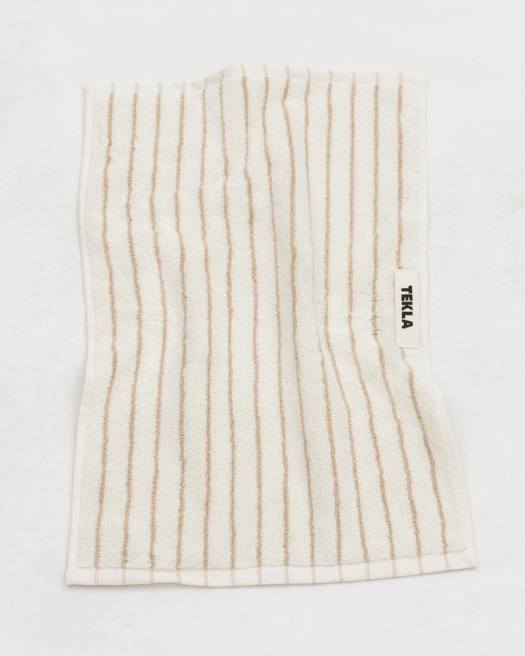 Tekla Striped Towels in Sienna