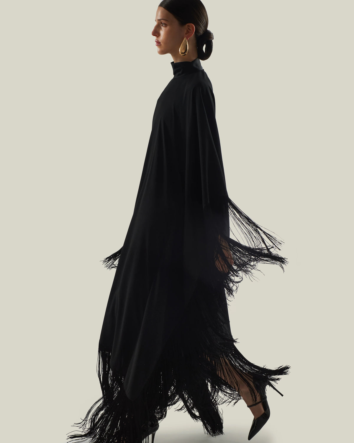 The Mrs. Ross Kaftan in Black by Taller Marmo