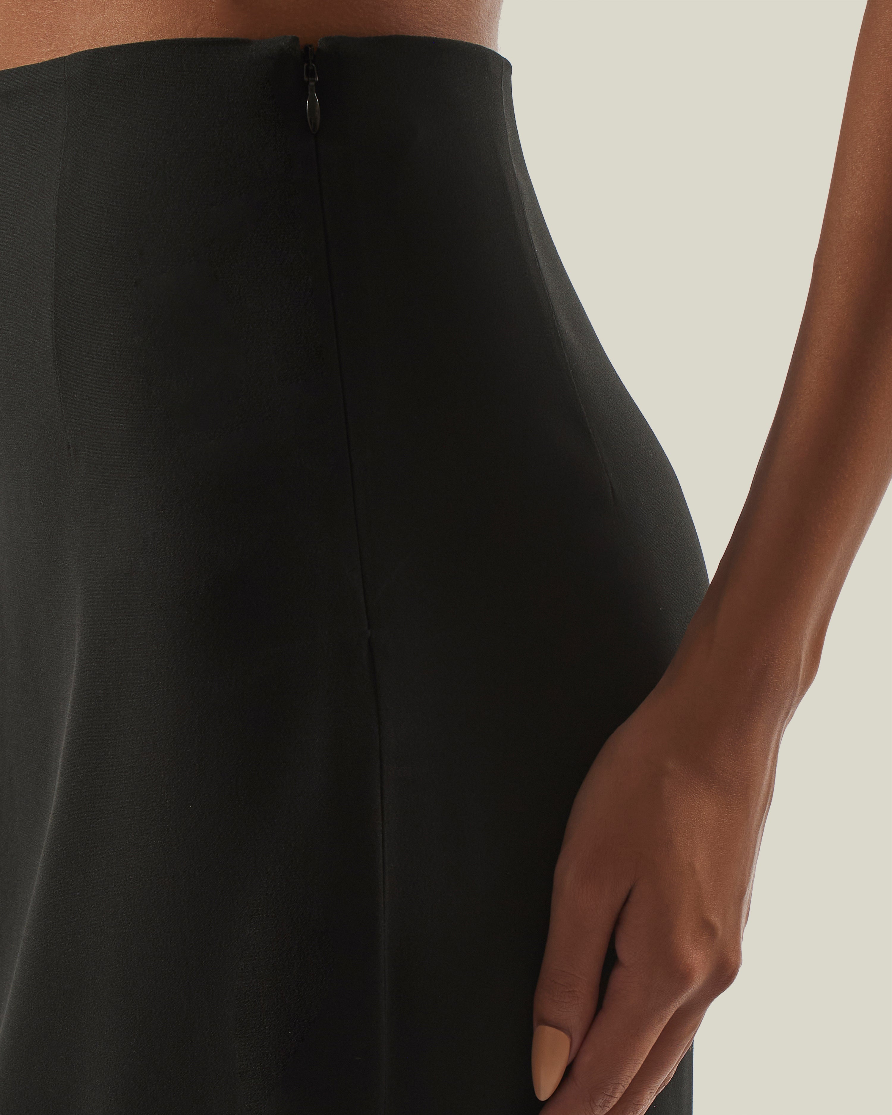 The Silver Screen Skirt in Black by Taller Marmo