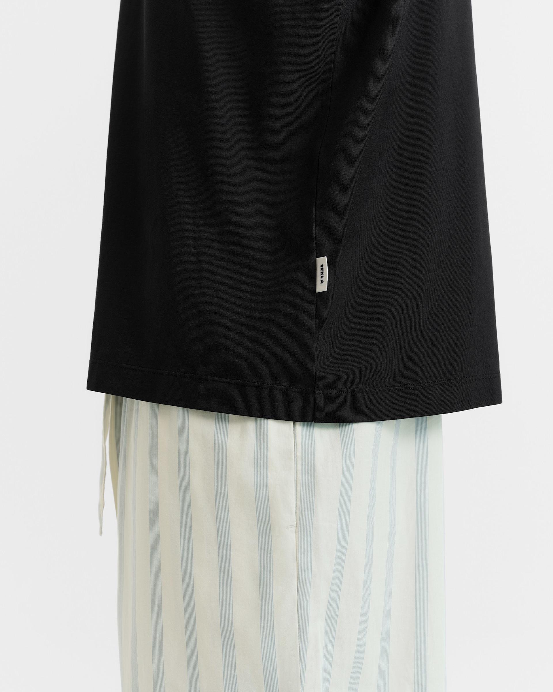 Black Long Sleeve T-Shirt by Tekla