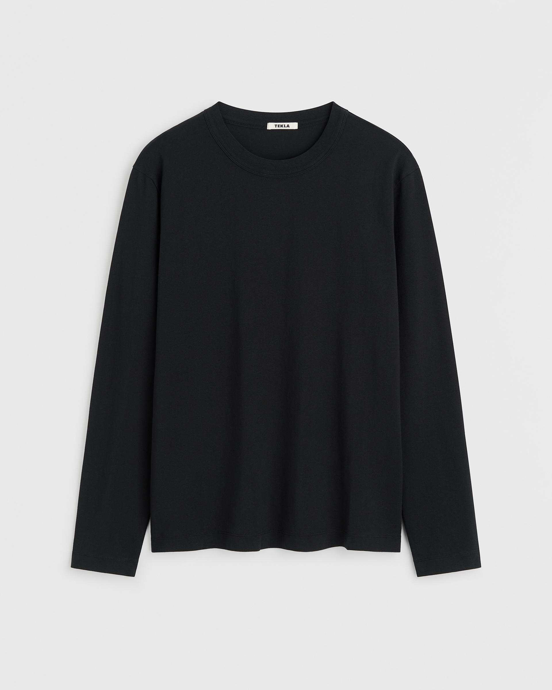 Black Long Sleeve T-Shirt by Tekla