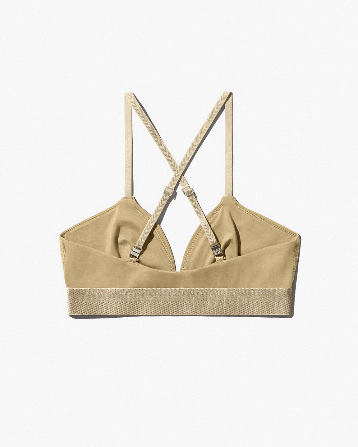 CDLP Triangle Bralette in Golden Sand