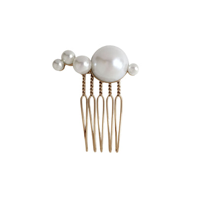 Lelet Mercury Pearl Comb in Gold