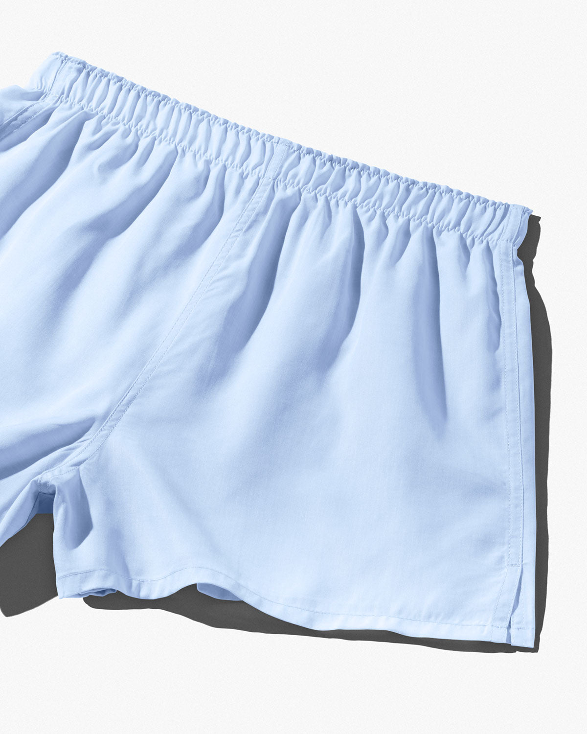 CDLP Women's Woven Boxer Shorts in Sky Blue