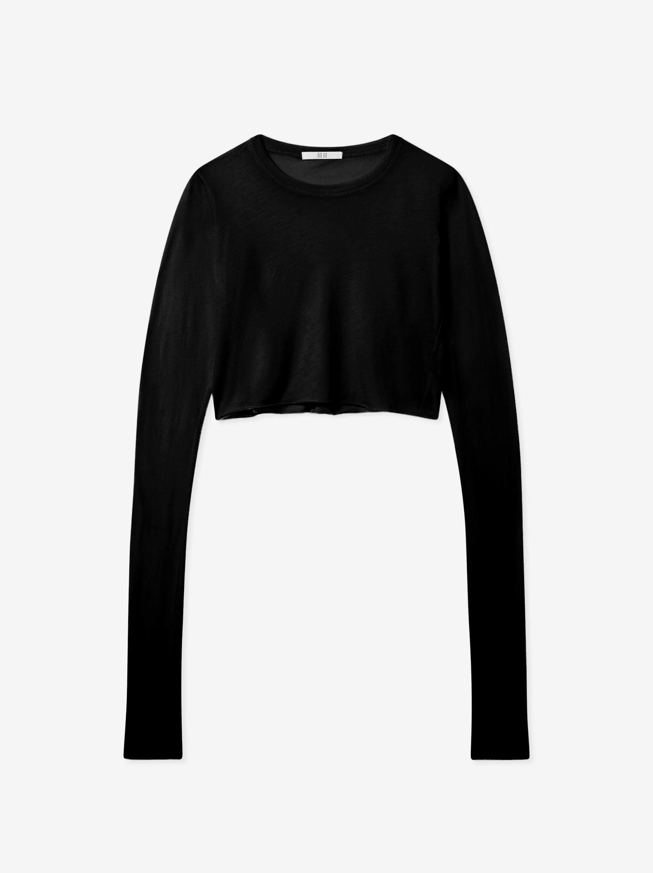 The Zari Tissue Cotton Crop Shirt by All Three
