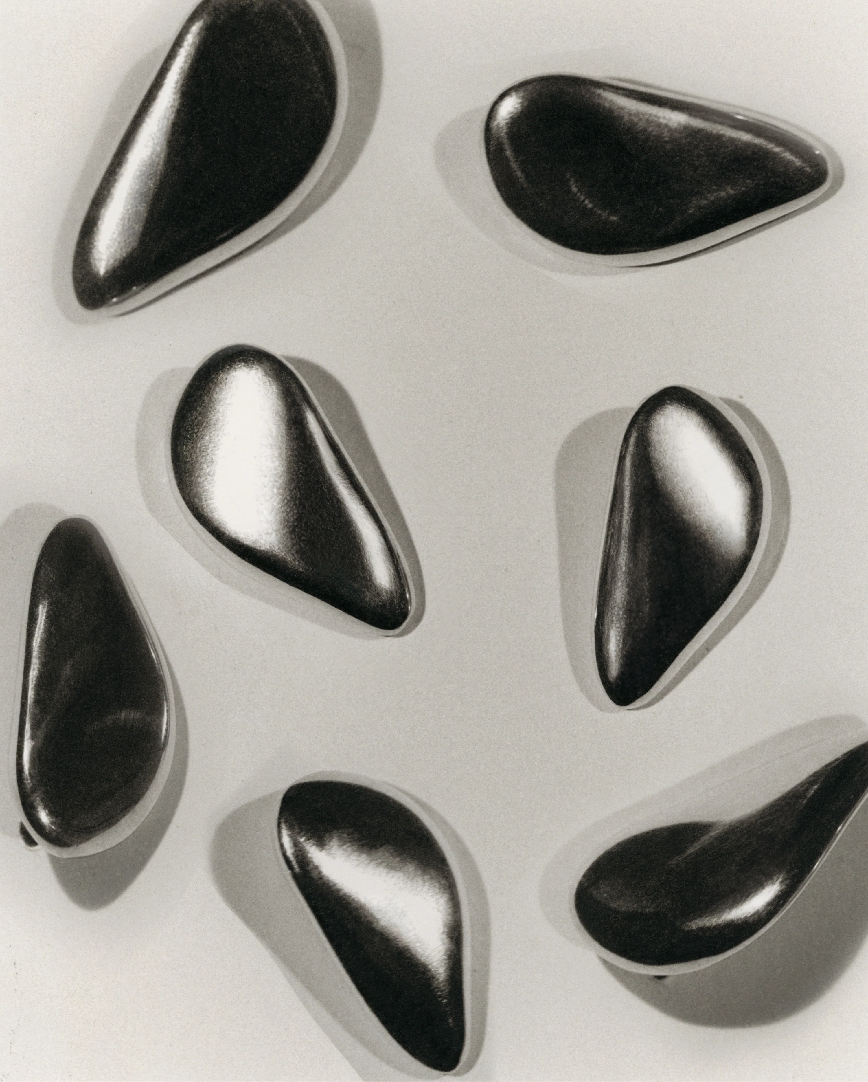 Gold vermeil Catherine earrings by AGMES organic shape earrings from Blackbird Collection's sustainable accessories