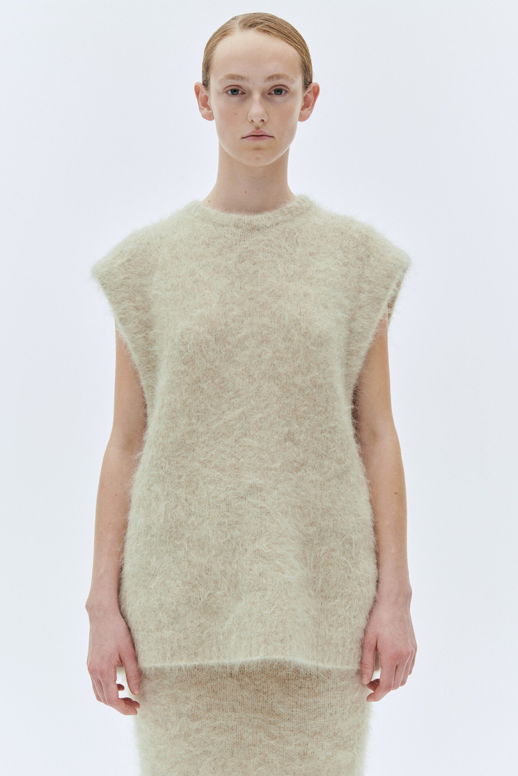 The Garment Bern Knit Top in Oyster