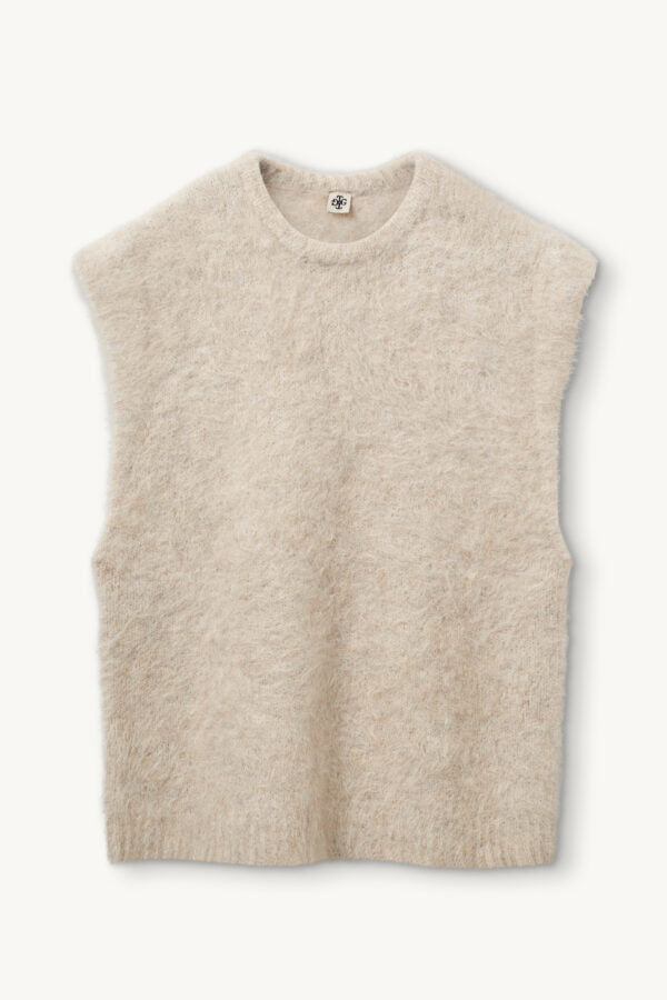 The Garment Bern Knit Top in Oyster