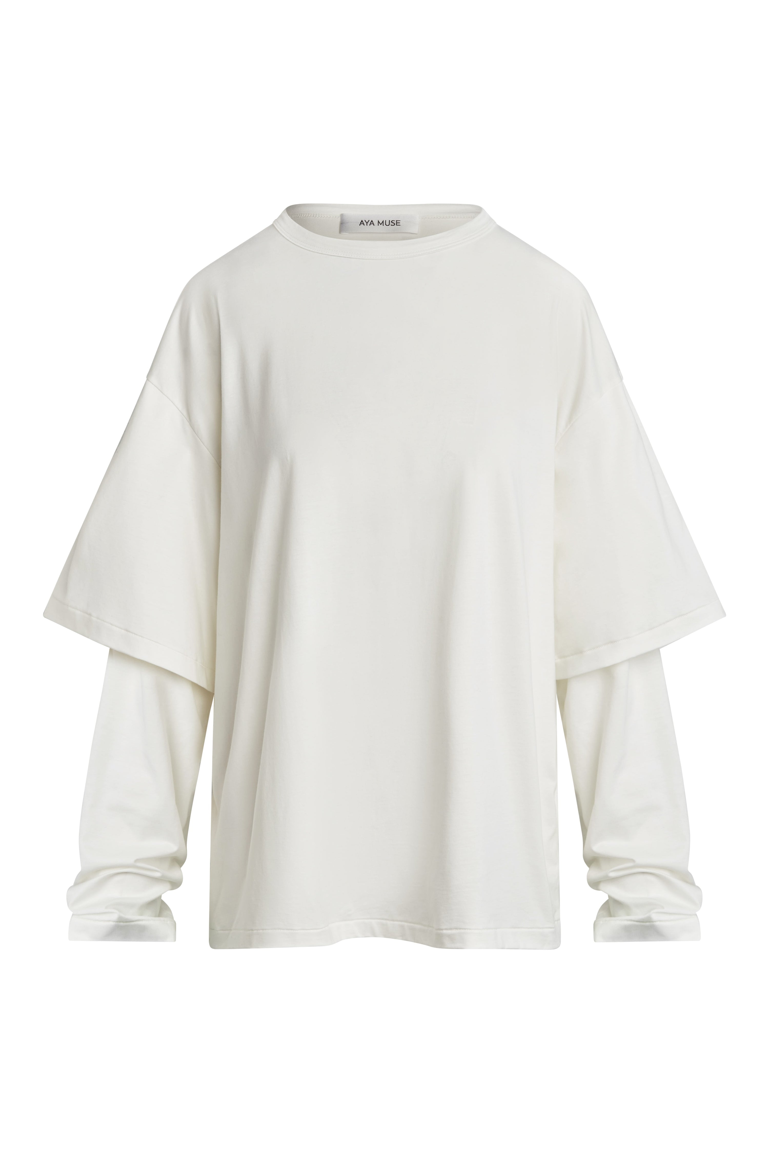 The Double Layer T-Shirt by Aya Muse White T-Shirt