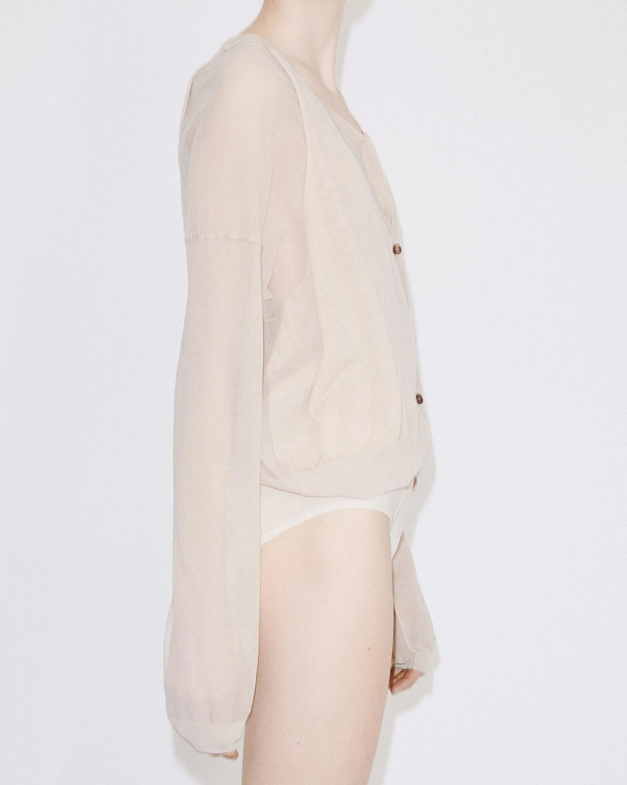 The Sheer Knit Cardigan by Studio Constance