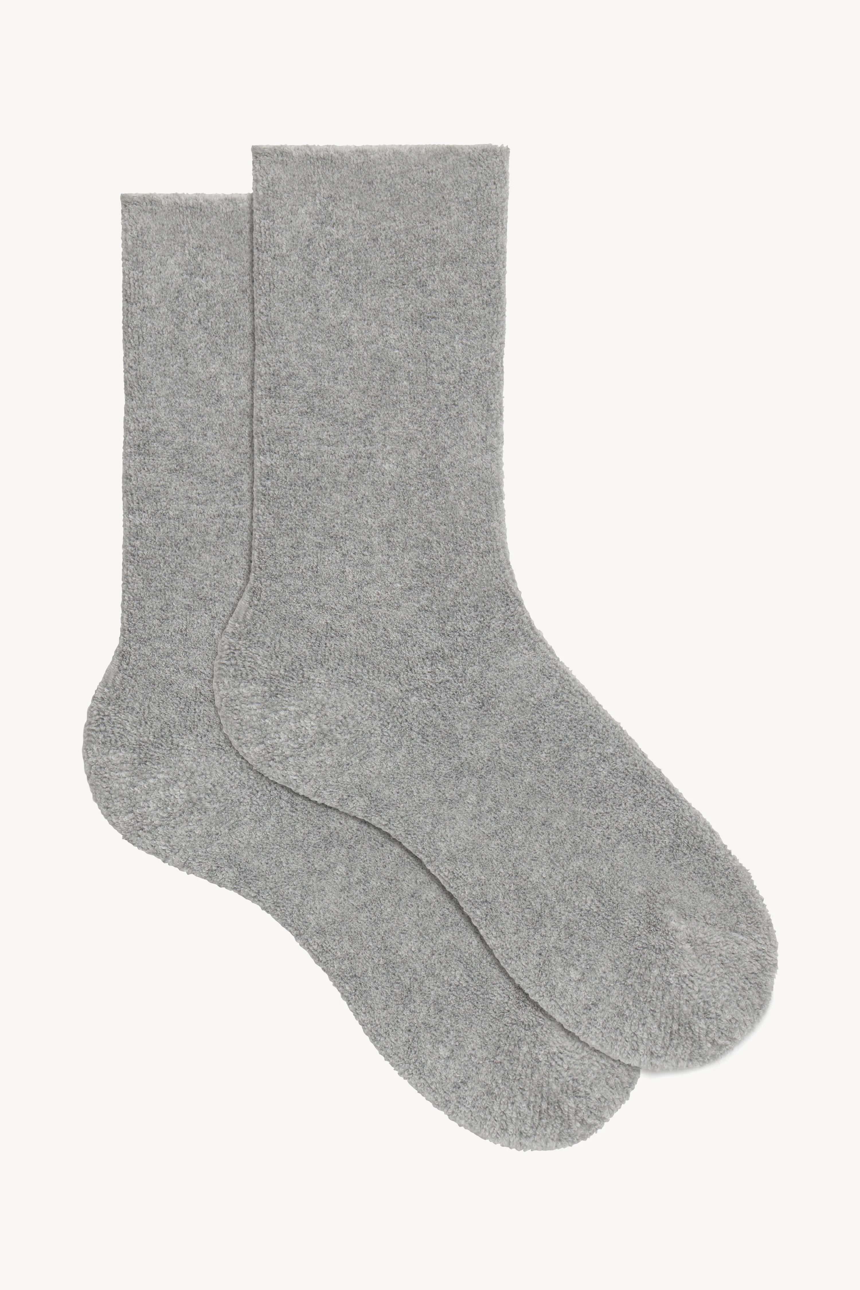 Heather grey lounge socks by Éterne from Blackbird Collection's sustainable accessories