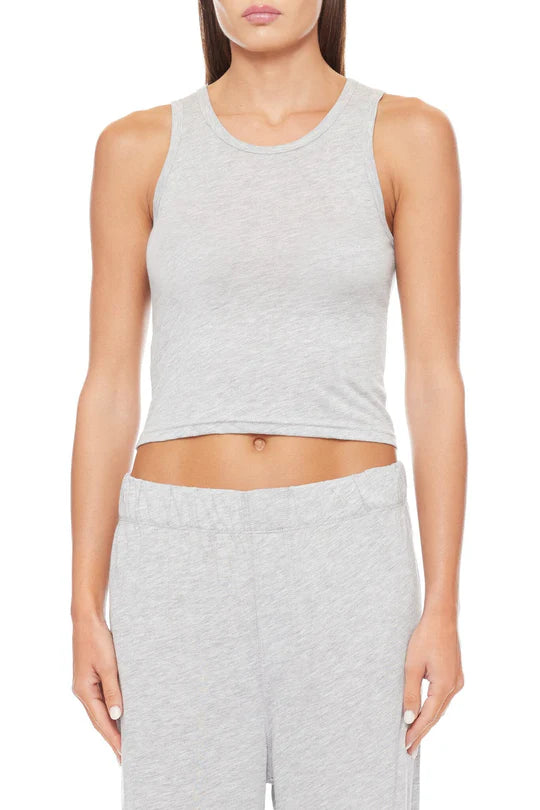Éterne Fitted Tank in Heather Grey