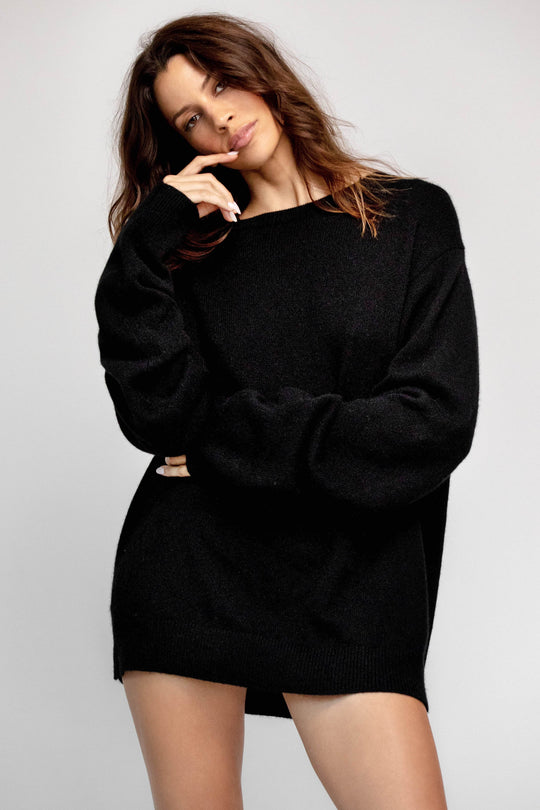 Éterne James Cashmere Sweater in Black